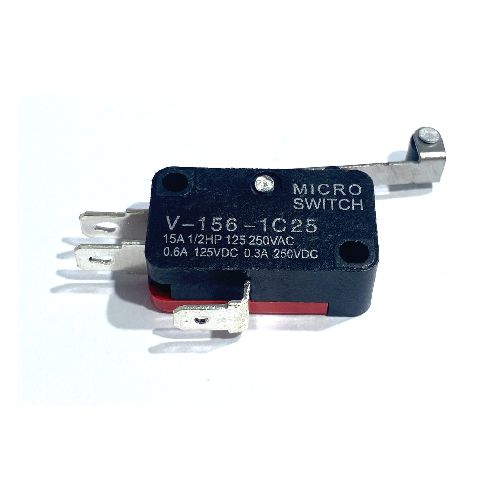Chave Micro Switch V156 1C25 com Rolete - Makkers