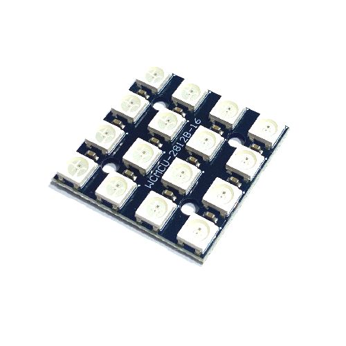 Módulo 4x4 Leds RGB WS2812B 5050 - Makkers