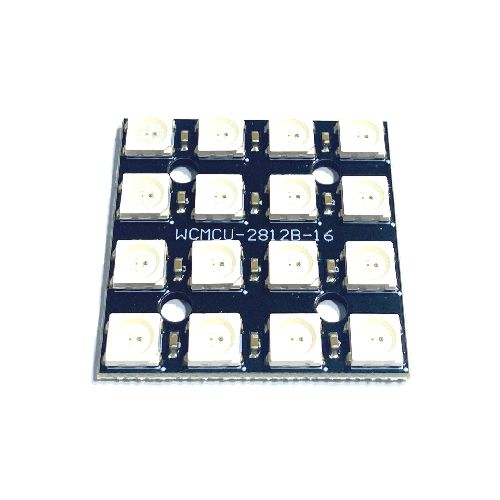 Módulo 4x4 Leds RGB WS2812B 5050 - Makkers