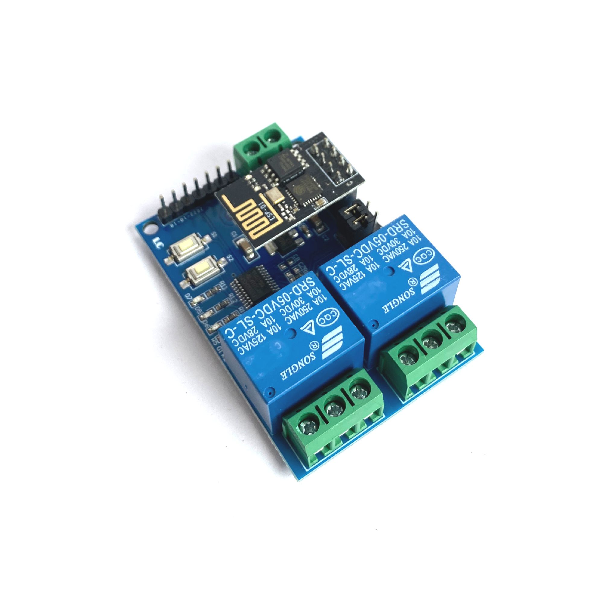 Módulo Relé 2 Canais com Módulo WiFi ESP8266 - Makkers