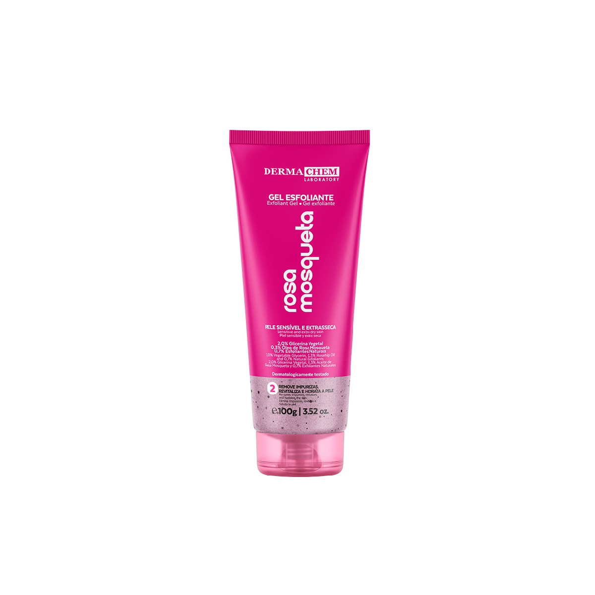 Kit Solução Total Rosa Mosqueta Calmante Adstringente - Dermachem