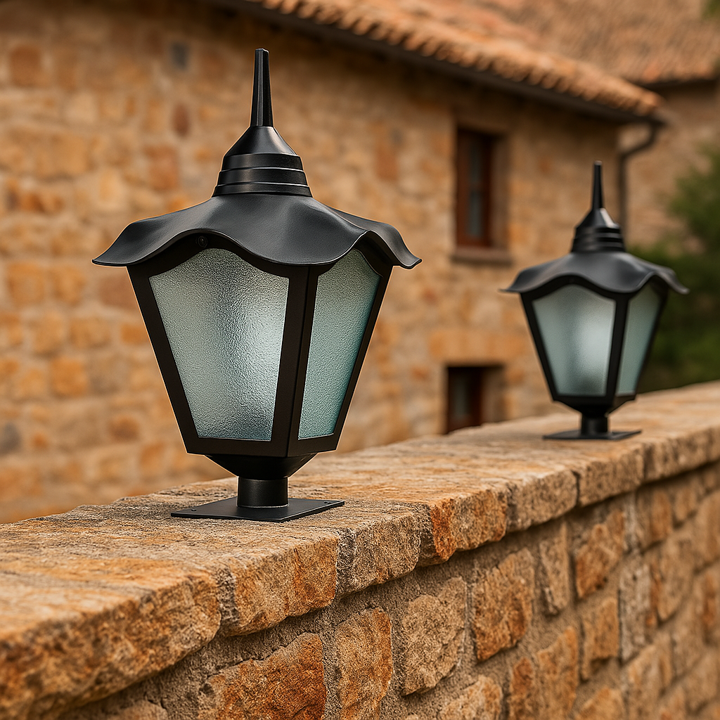 Luminária para Muro Romana Externa em Alumínio - Nsguia - NossaKasa é ...