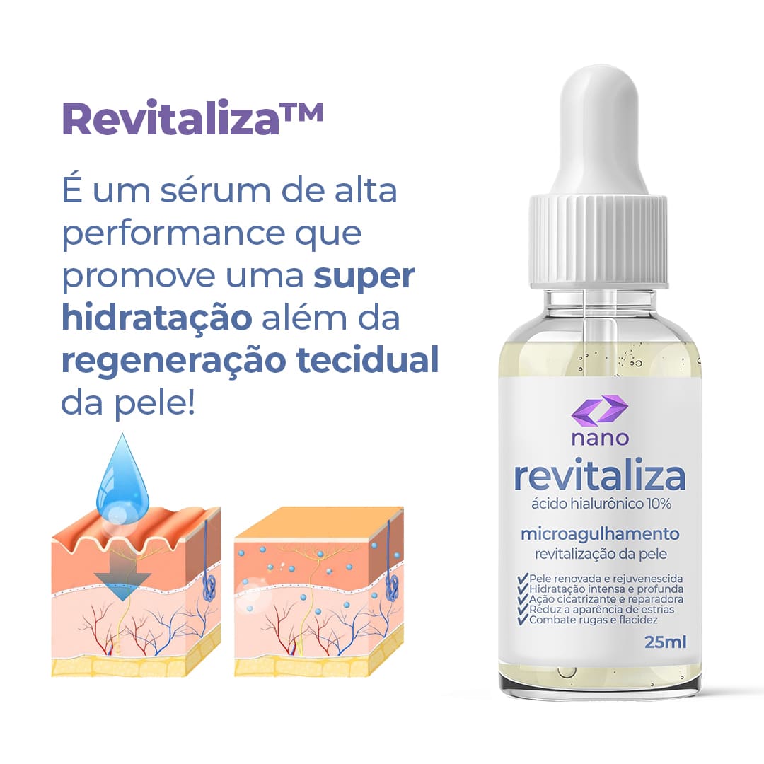 Revitaliza™ – Recuperação Dérmica Inteligente - Nano
