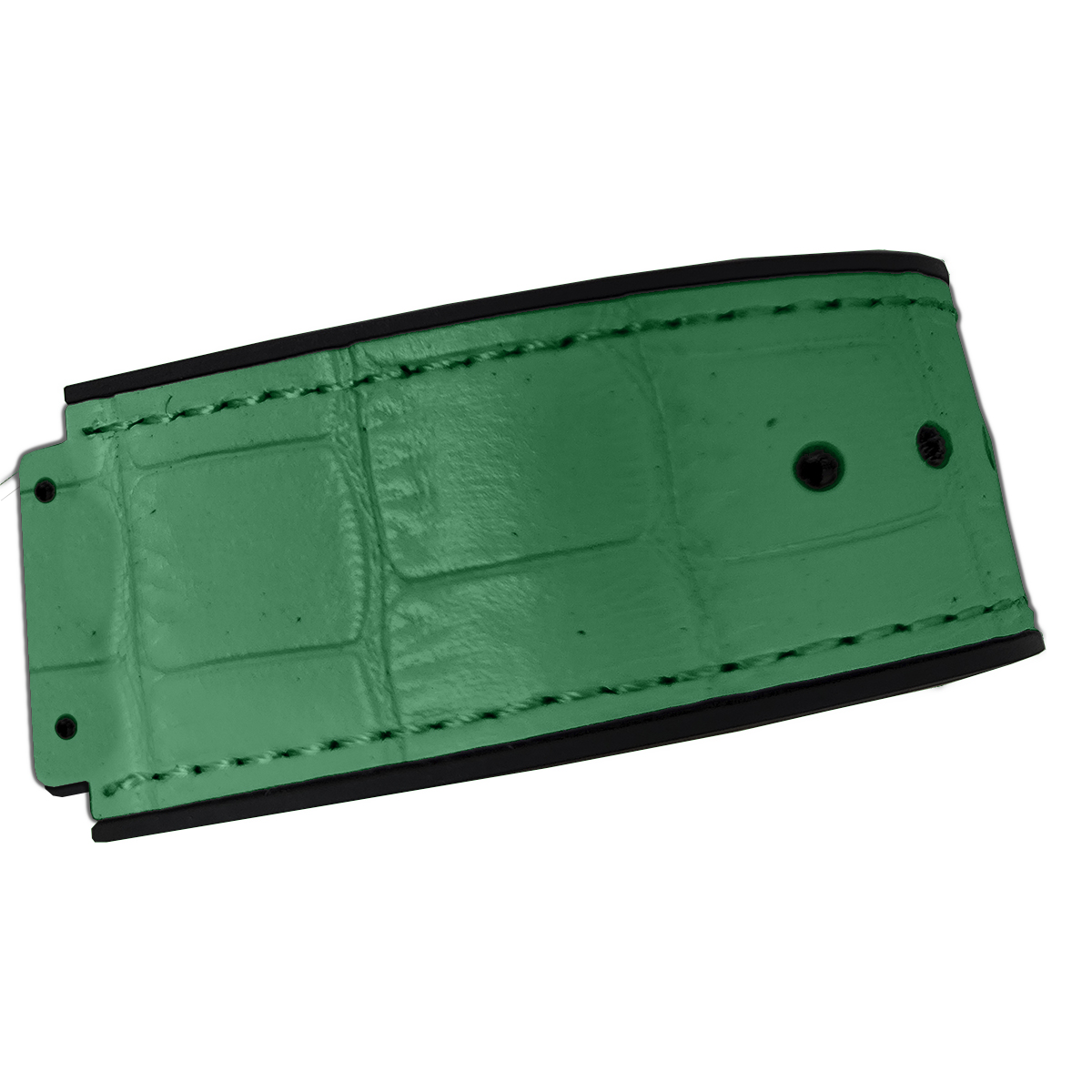 Pulseira para Relógio Compatível com Hublot Big Bang Couro Verde 25/22mm
