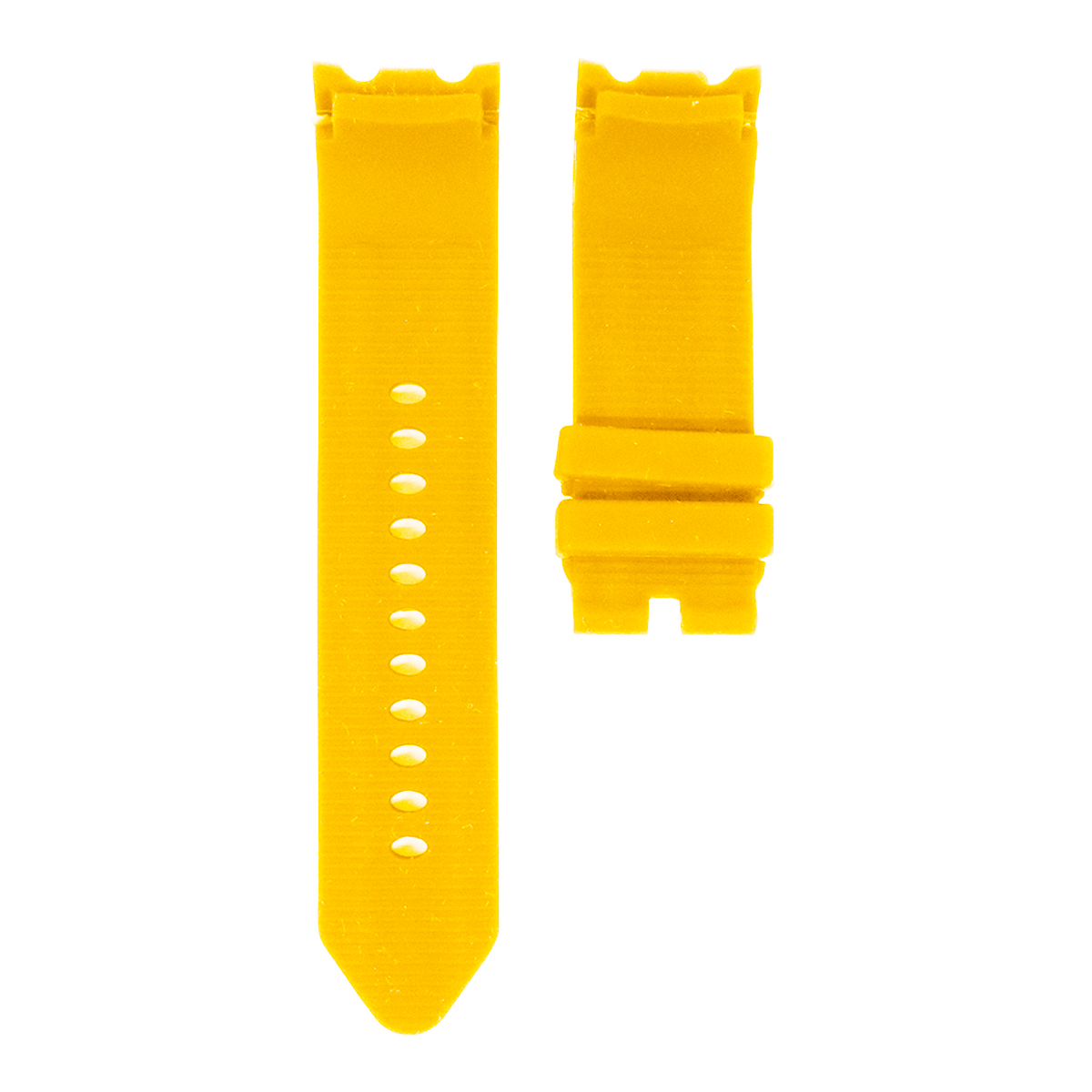 Pulseira para Relógio Compatível com Nautica 24mm Silicone Amarelo ...