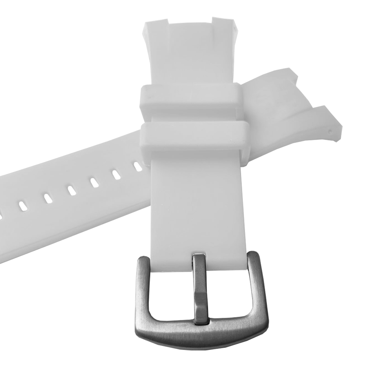 Pulseira para Relógio Compatível com Armani Exchange Silicone Branco ...
