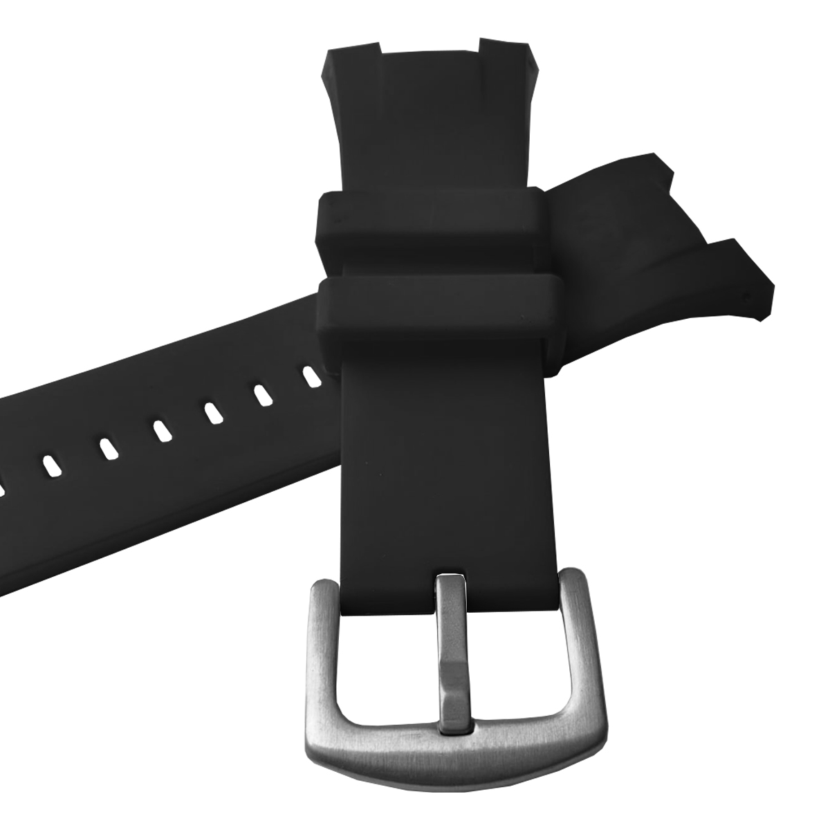 Pulseira para Relógio Compatível com Armani Exchange Silicone Preto ...