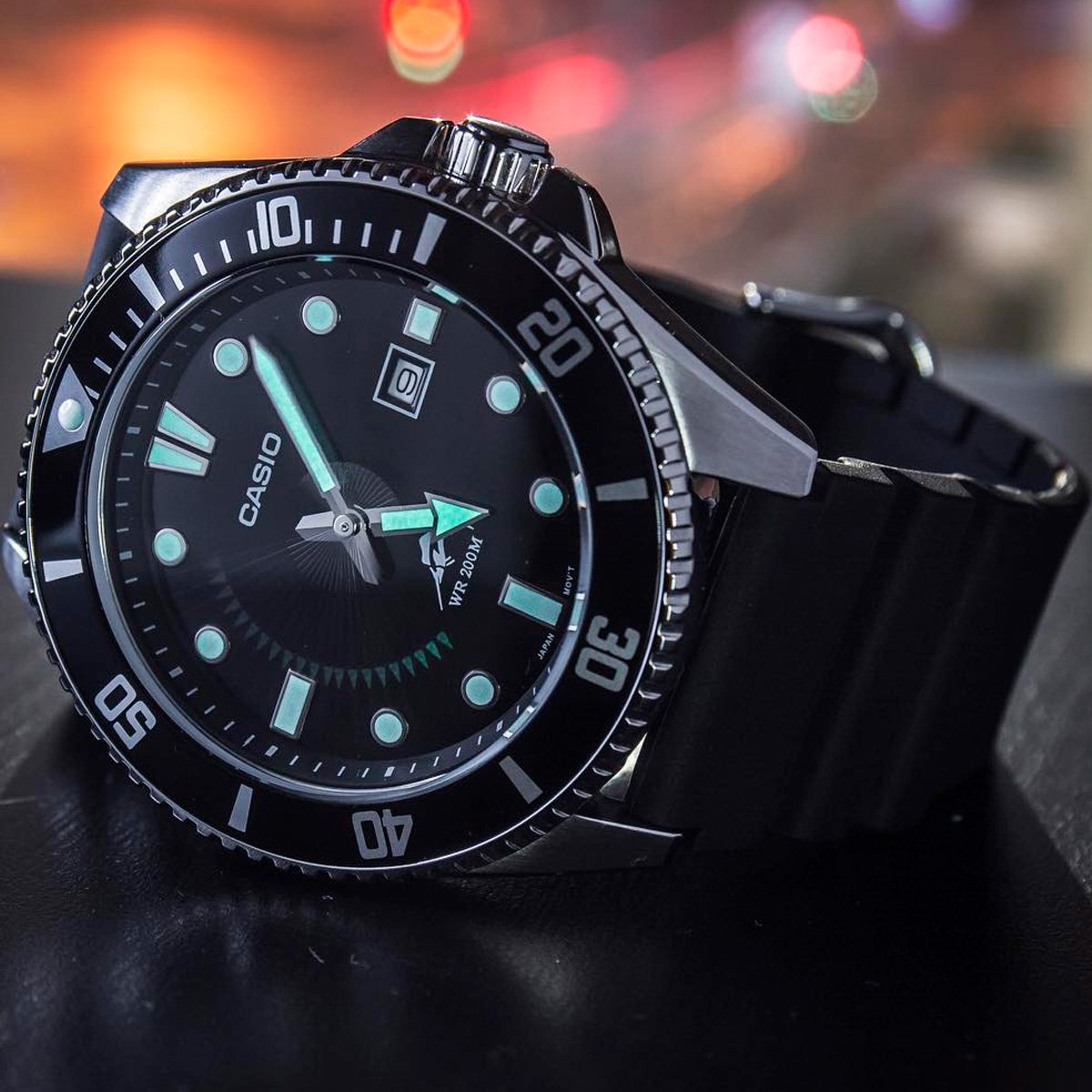 Pulseira para Relógio Para Casio Marlin Duro MDV-106 Series Bill 