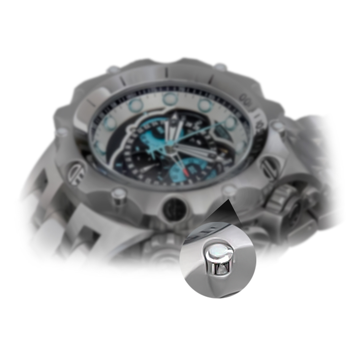 Perola Bolinha Com Suporte Bezel Invicta Venom Hybrid - Pulseiras