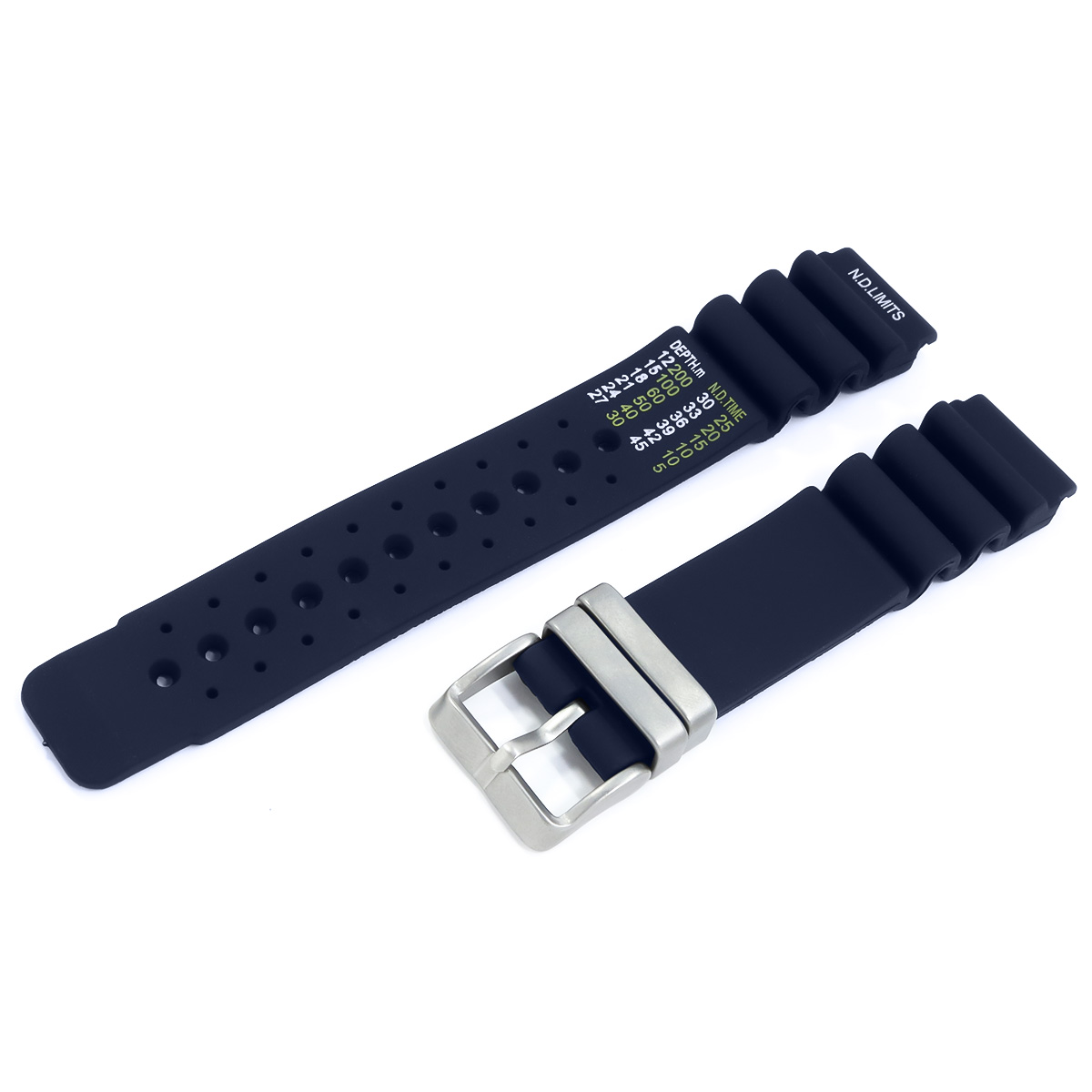 Pulseira para Relógio Compatível com Citizen Promaster Diver Azul 20mm ...