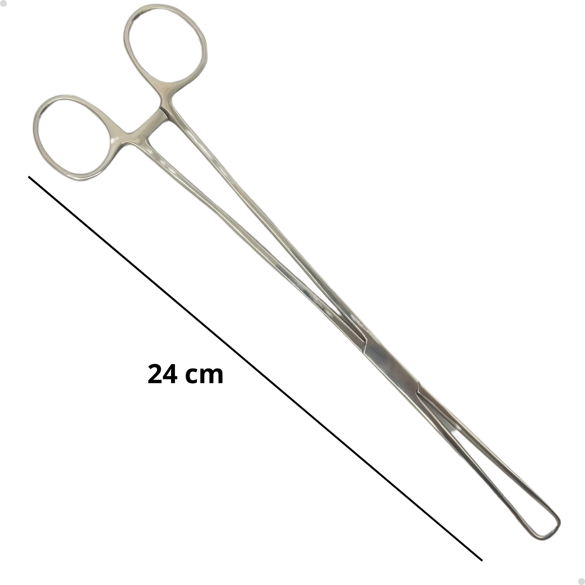 Pinça Pozzi Cirúrgica Em Aço Inox 24cm Para Colo Uterino ABC - RXB ...