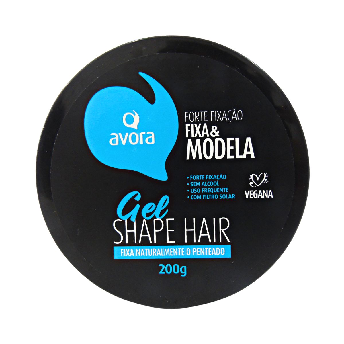 GEL FIXAÇÃO FORTE AVORA SHAPE HAIR FIXA & MODELA 200G - Teruya