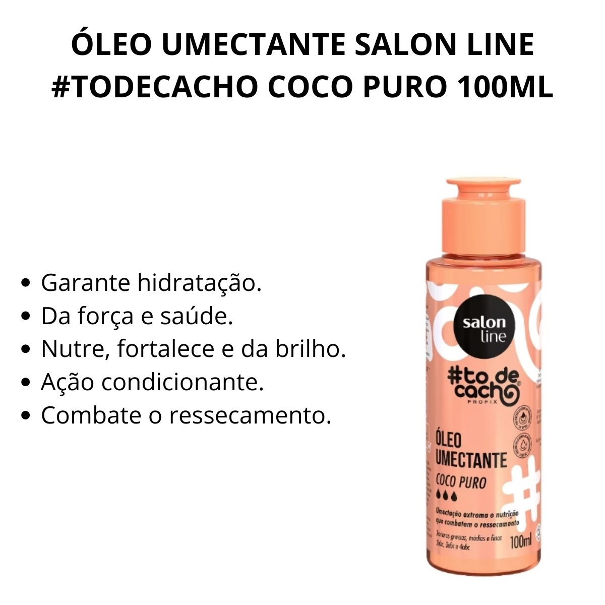 LEO UMECTANTE SALON LINE TODECACHO COCO PURO 100ML Teruya leo-umectante-salon-line-todecacho-coco-puro-100ml-teruya