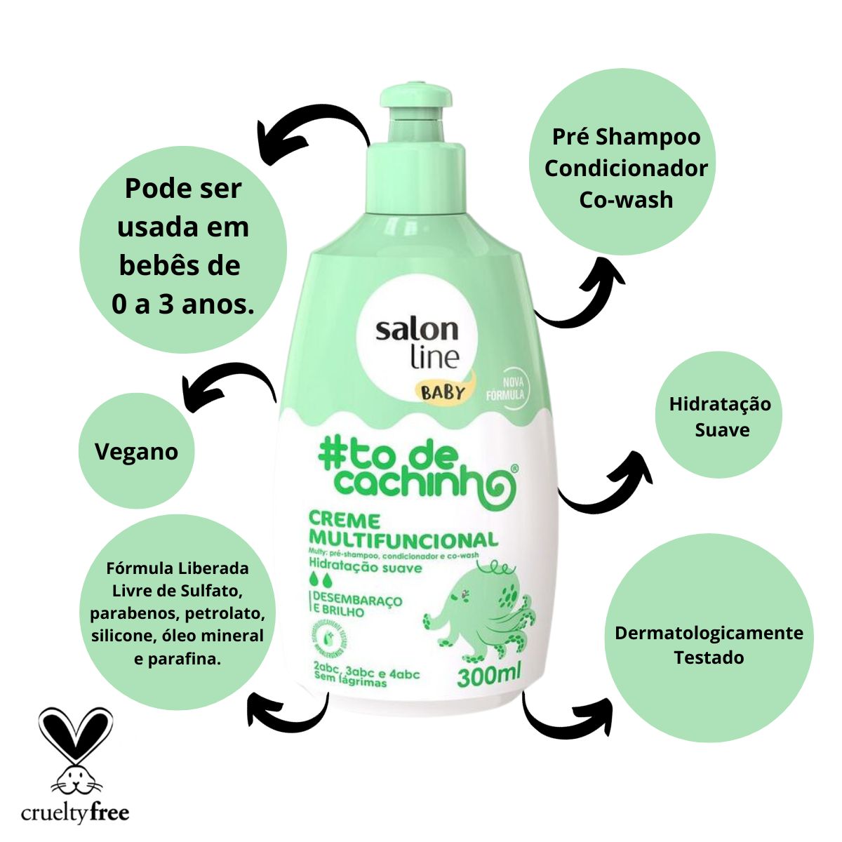 SALON LINE #TODECACHINHO MOLINHAS KIDS ATIVADOR DE CACHOS 300ML ...