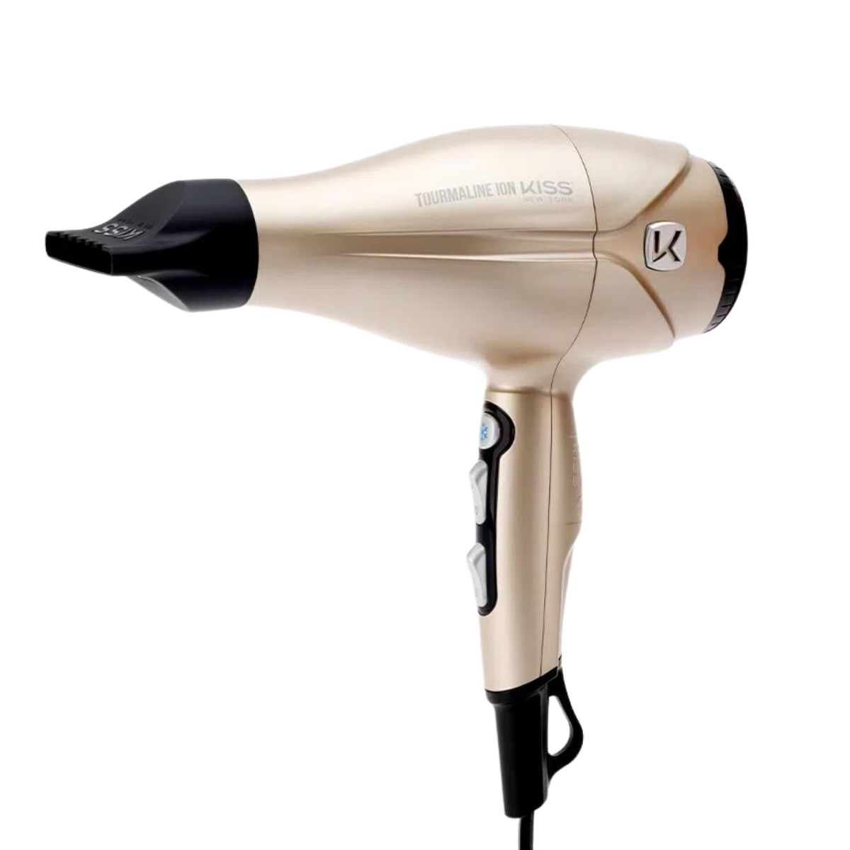 SECADOR KISS NEW YORK TOURMALINE ION DOURADO 2000W 127V BDP06PBR