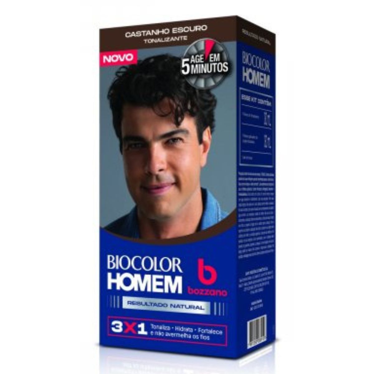 TONALIZANTE BOZZANO BIOCOLOR HOMEM CASTANHO ESCURO - Teruya ...