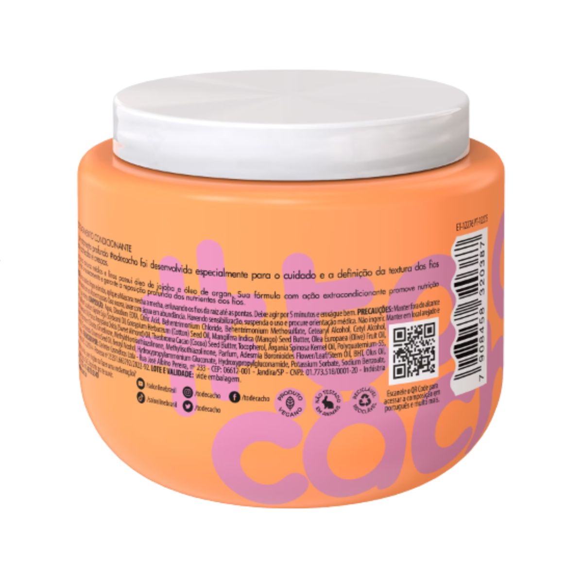 MÁSCARA SALON LINE #TODECACHO NUTRIÇÃO REPOSITORA 300G - Teruya