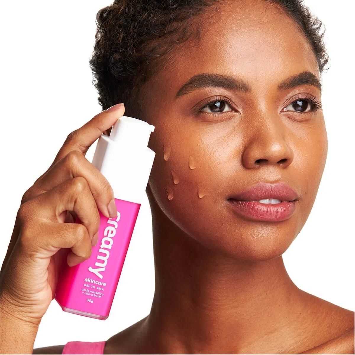 GEL CLAREADOR ANTIACNE + PROTETOR SOLAR FPS 60 CREAMY SKINCARE