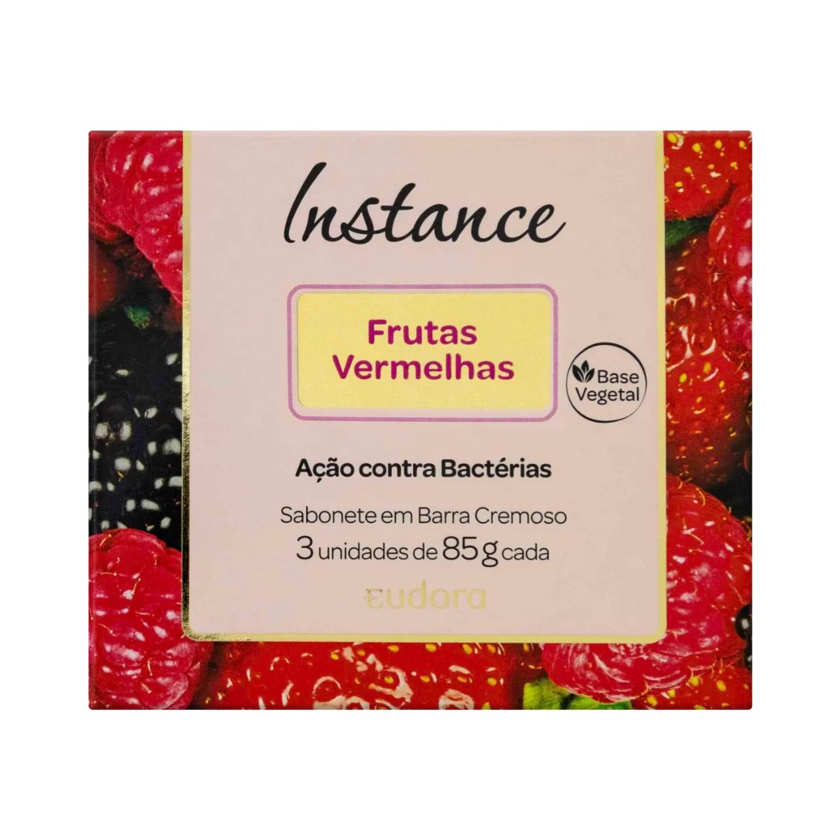 Instance Sabonete SABONETE EM BARRA EUDORA INSTANCE FRUTAS VERMELHAS 85G C/3UN - Teruya ...