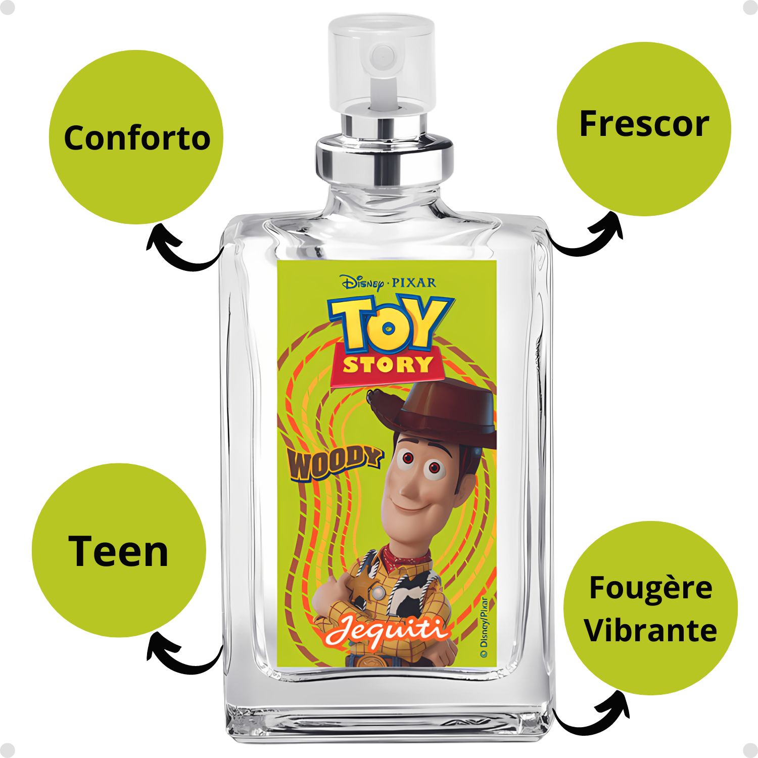Desodorante Colônia Jequiti Toy Story Woody 25ml - Teruya