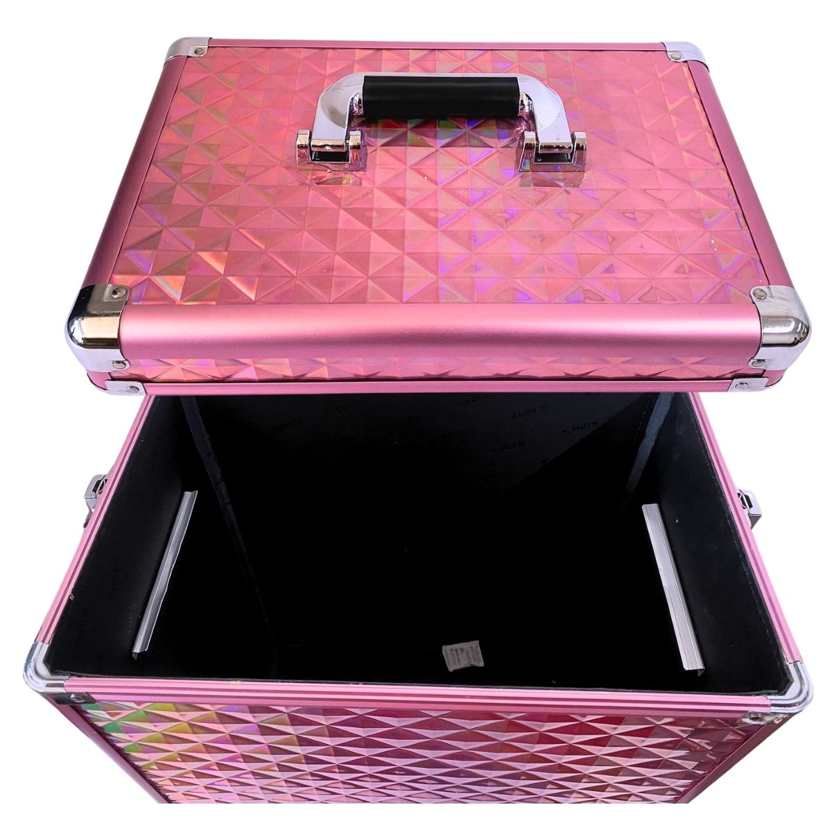 Maleta Carrinho Rubys 2 Andares e 4 Rodinhas Rosa Fs-w1204 Mc-1
