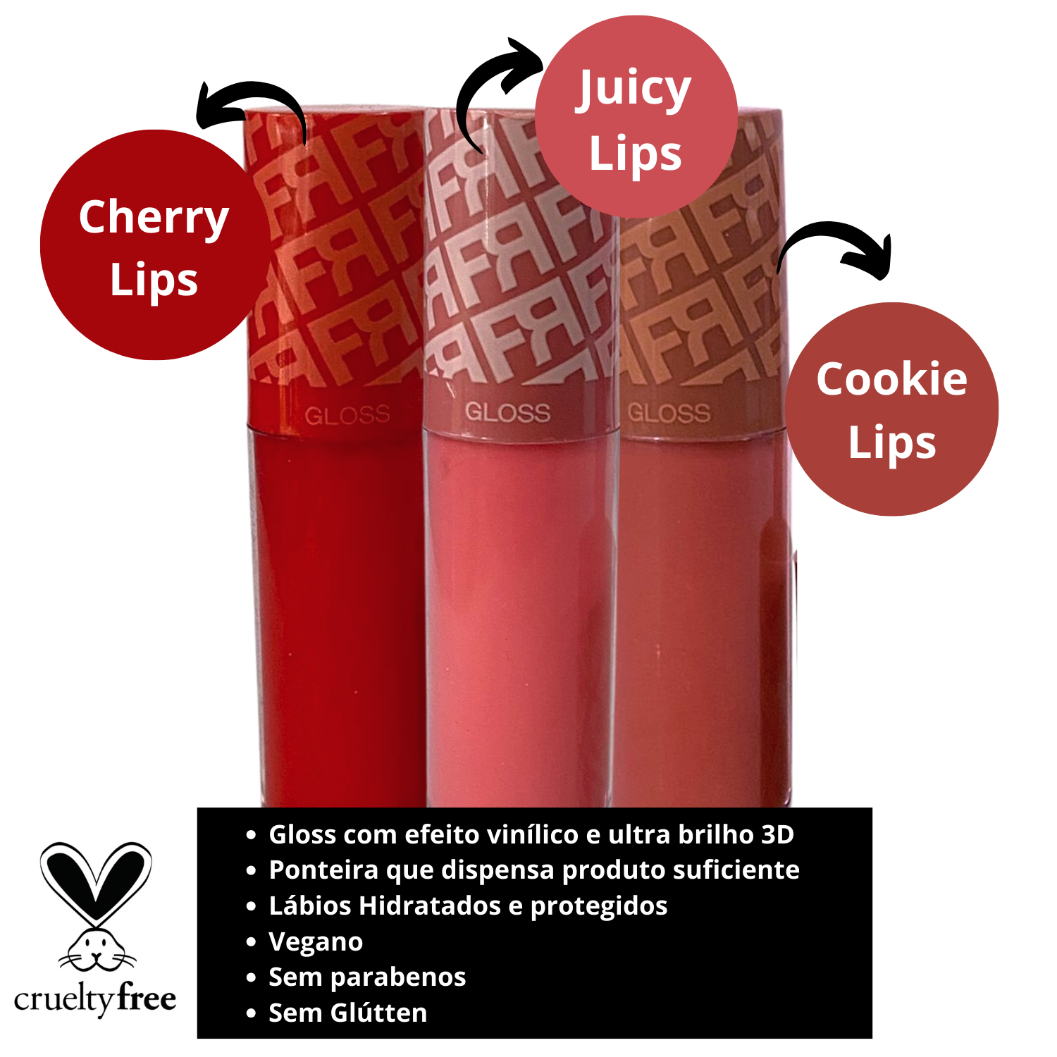 Kit Gloss Labial Franciny Ehlke Glosslicious Com 3 - Teruya ...