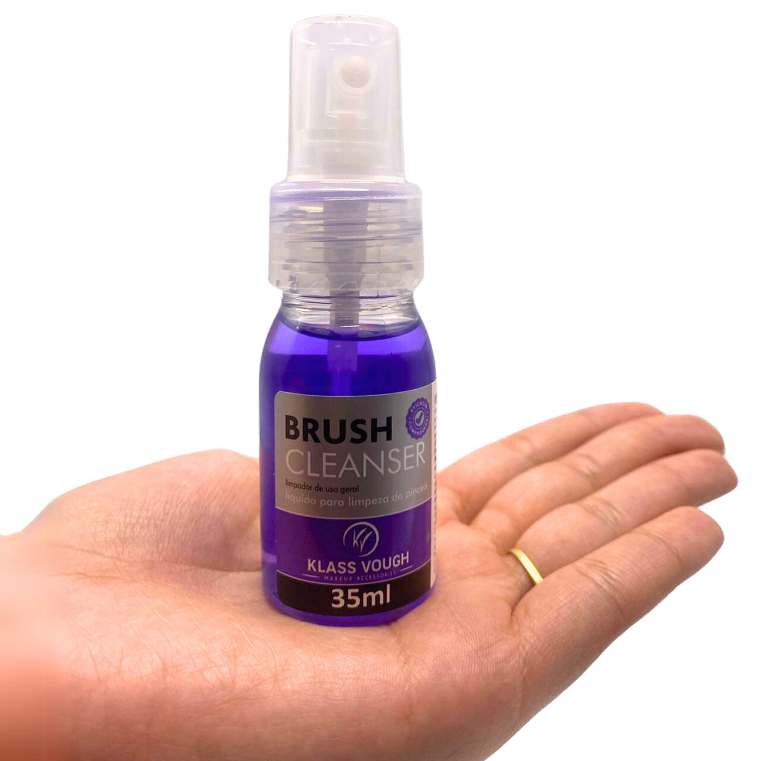 Brush Cleanser Pocket Klass Vough 35 ml em tamanho compacto