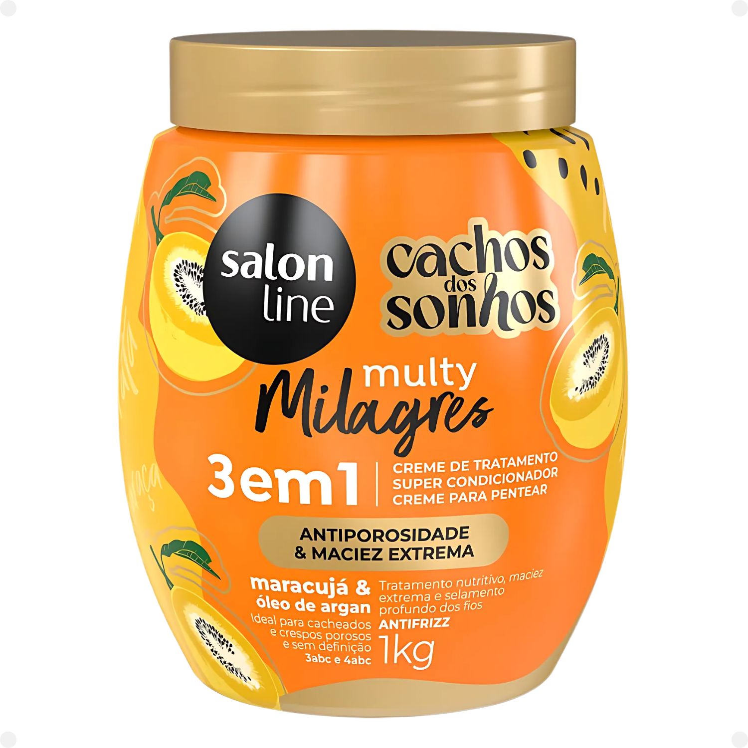 Kit Salon Line Multy Creme Multifuncional 3 em 1: Melancia