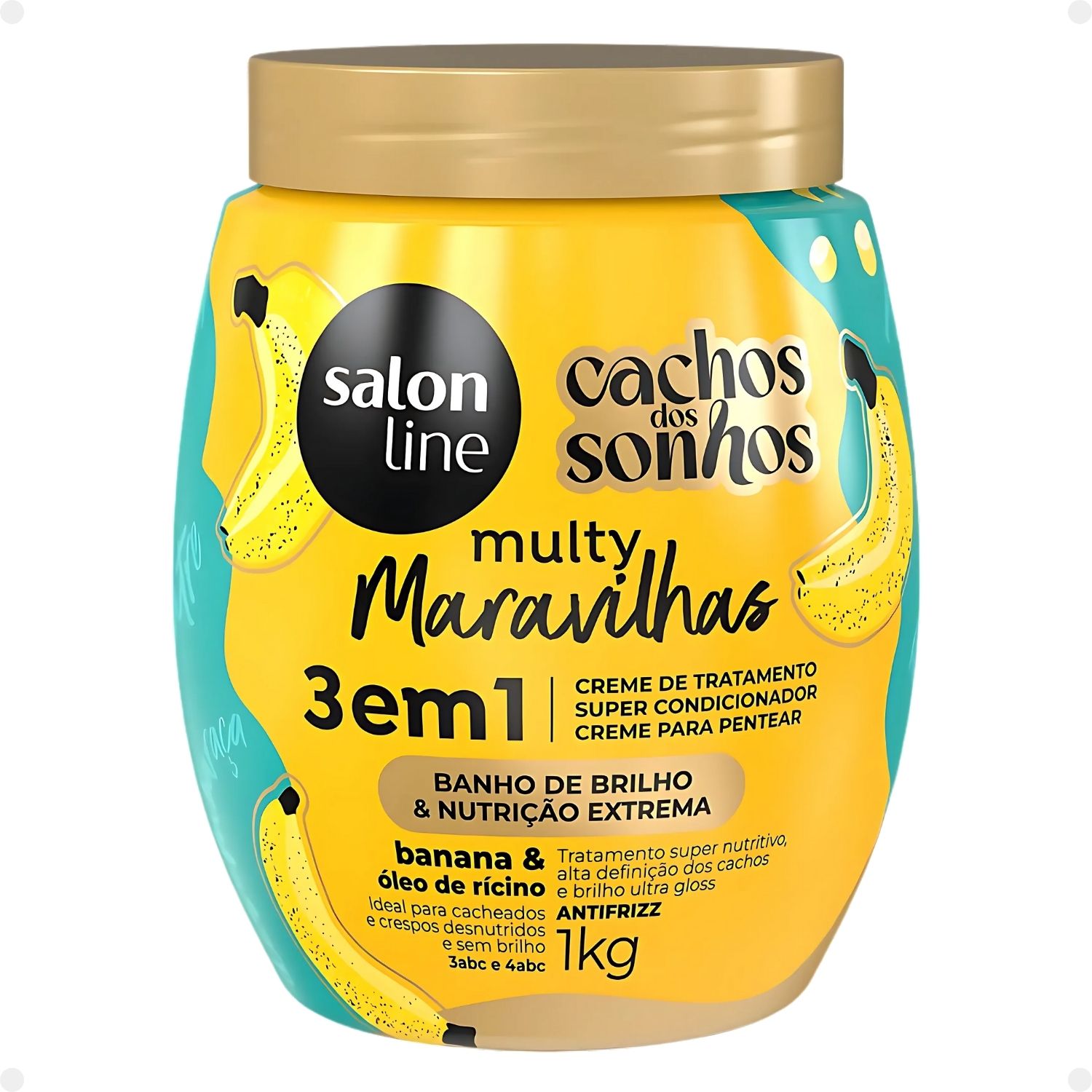 Kit Salon Line Multy Creme Multifuncional 3 em 1: Melancia