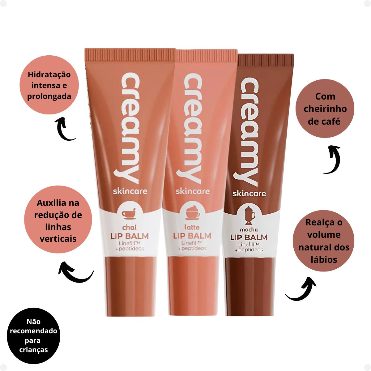 Lip Balm Creamy The Coffe Latte 10g - Teruya - Cosméticos e Perfumaria