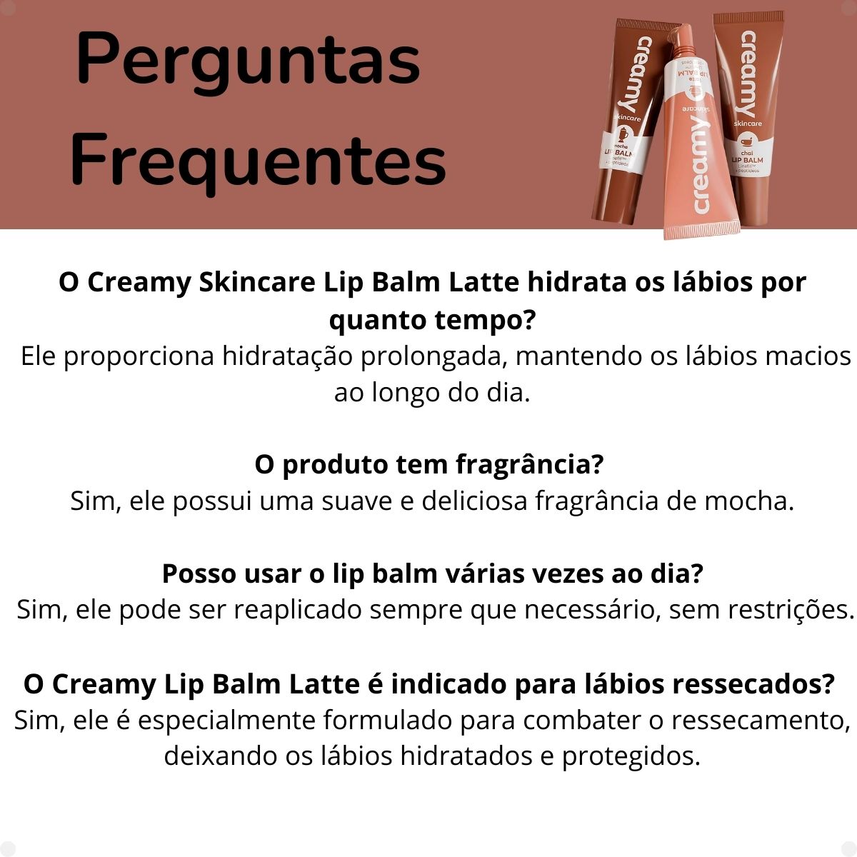 Lip Balm Creamy The Coffe Latte 10g - Teruya - Cosméticos e Perfumaria