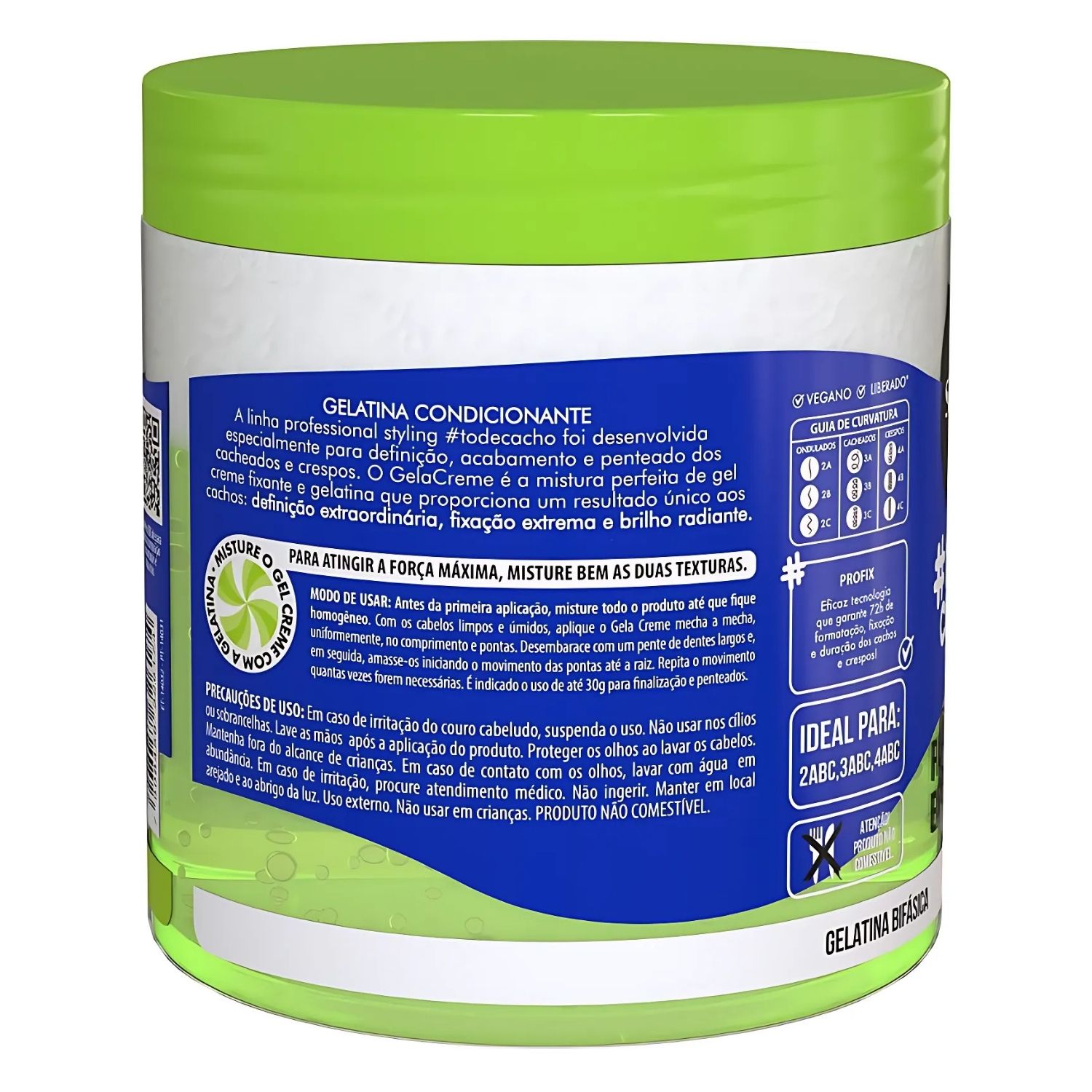 Gelacreme Salon Line #todecacho Fixação Ultra Extraordinária 500g