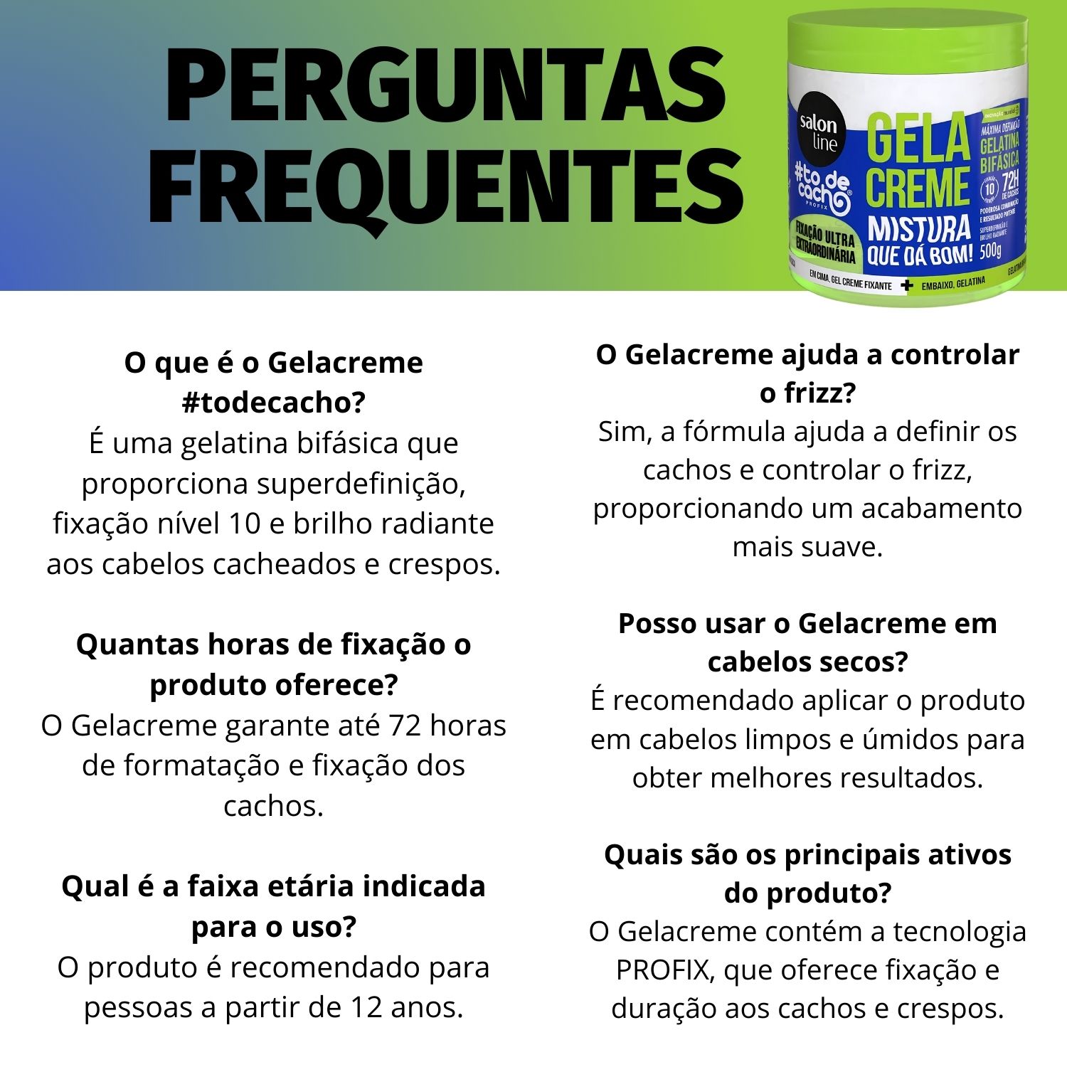 Gelacreme Salon Line #todecacho Fixação Ultra Extraordinária 500g