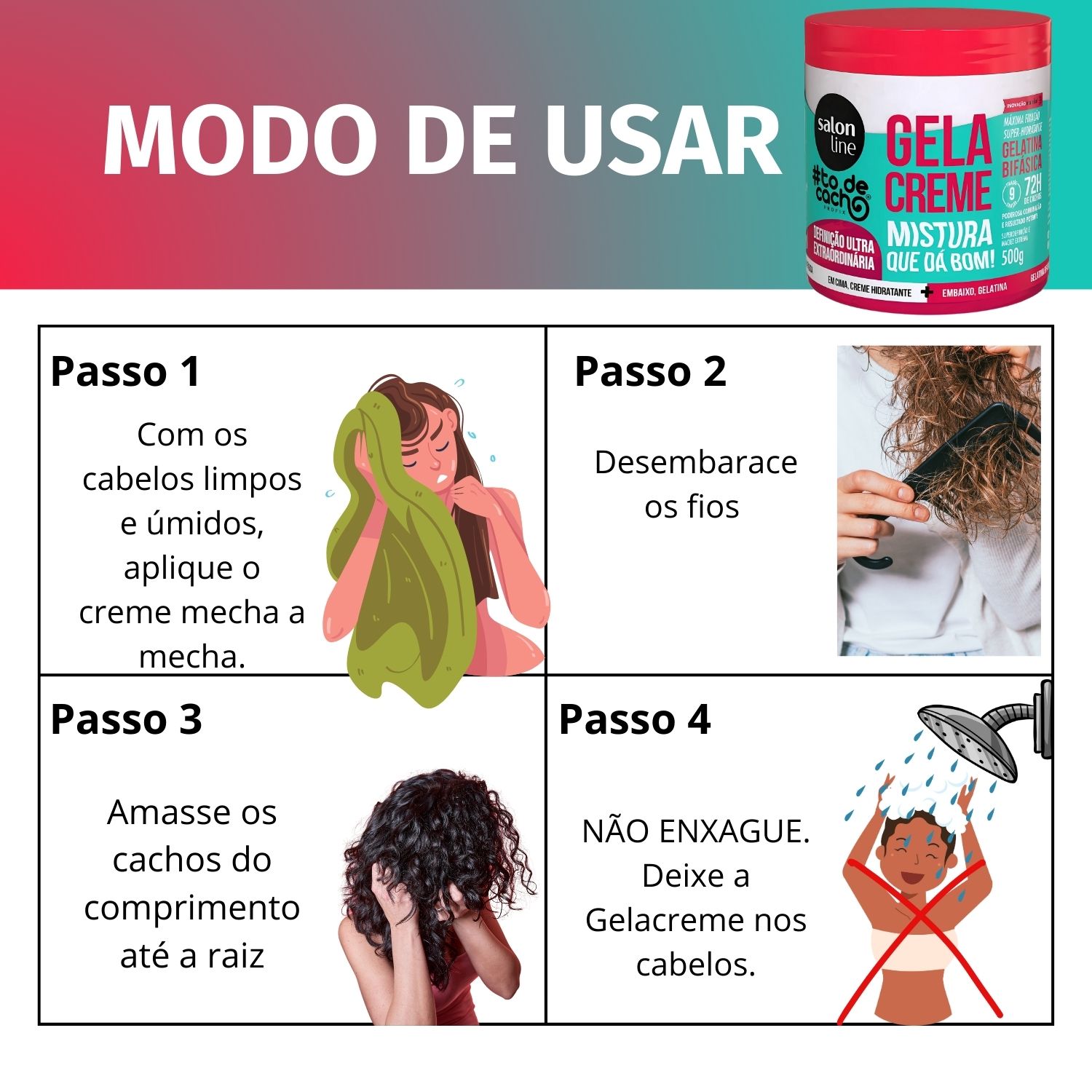 Gelacreme Salon Line #todecacho Definição Ultra Extraordinária