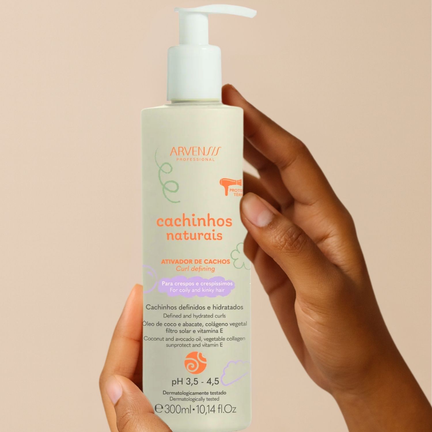 Kit Arvensis Cachinhos Naturais Crespos e Crespíssimos: Shampoo