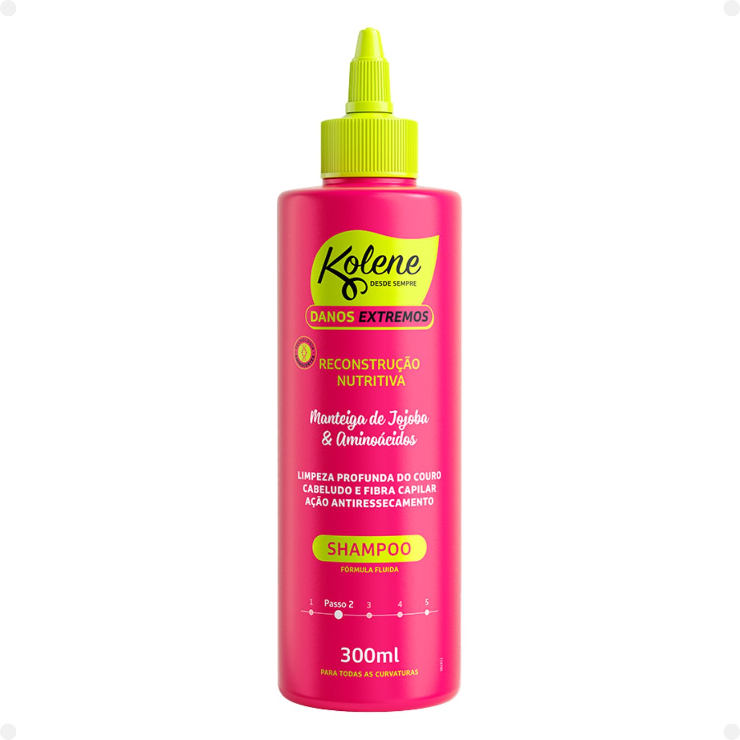 Kit Kolene Danos Extremos Reconstrução Nutritiva: Óleo em Creme