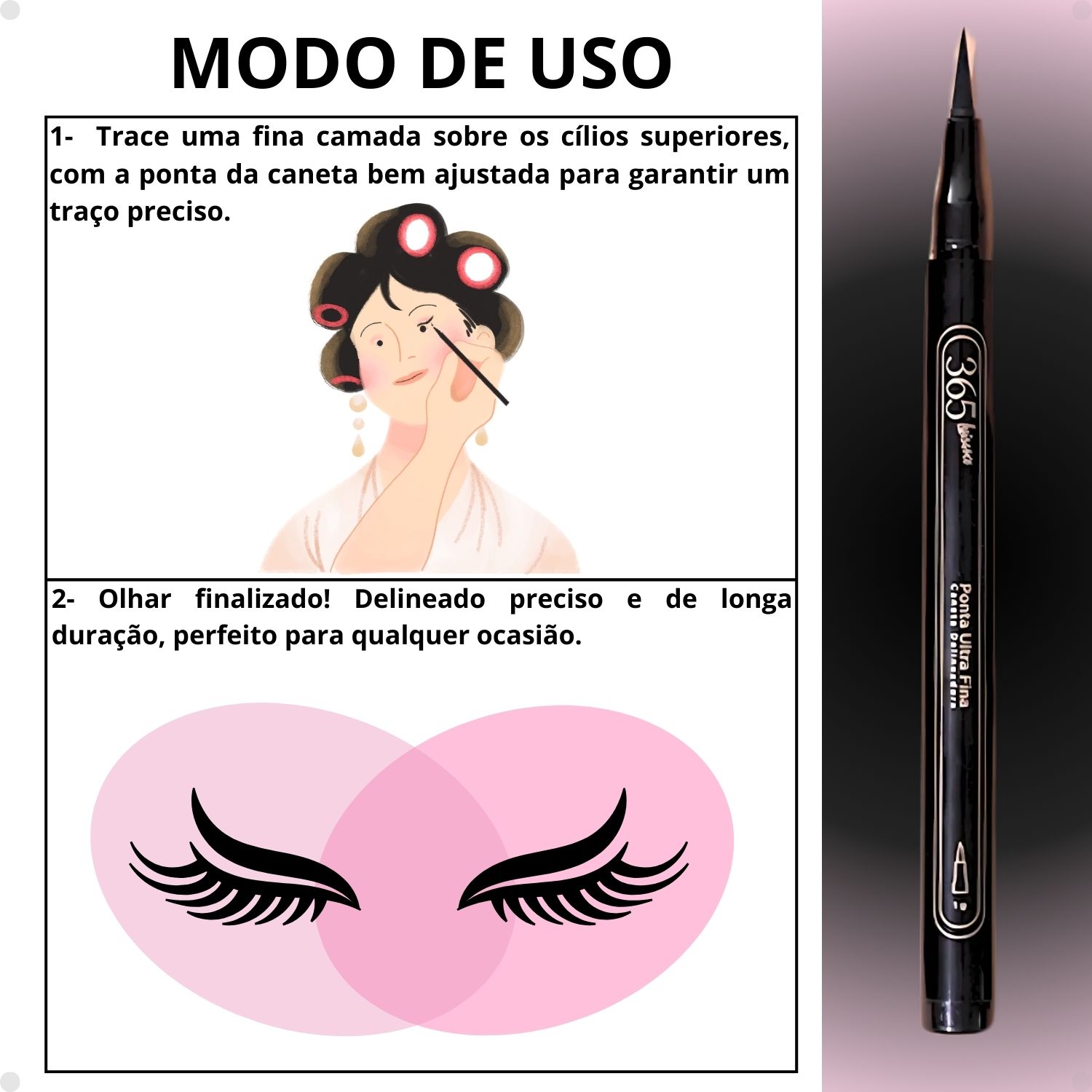 Caneta Delineadora Luisance 365 Ponta Ultra Fina Preto L17001