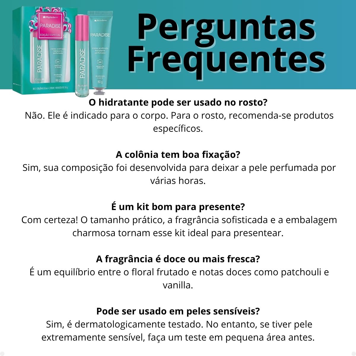 Kit Phytoderm Paradise: Hidratação e Perfume Elegante - Teruya
