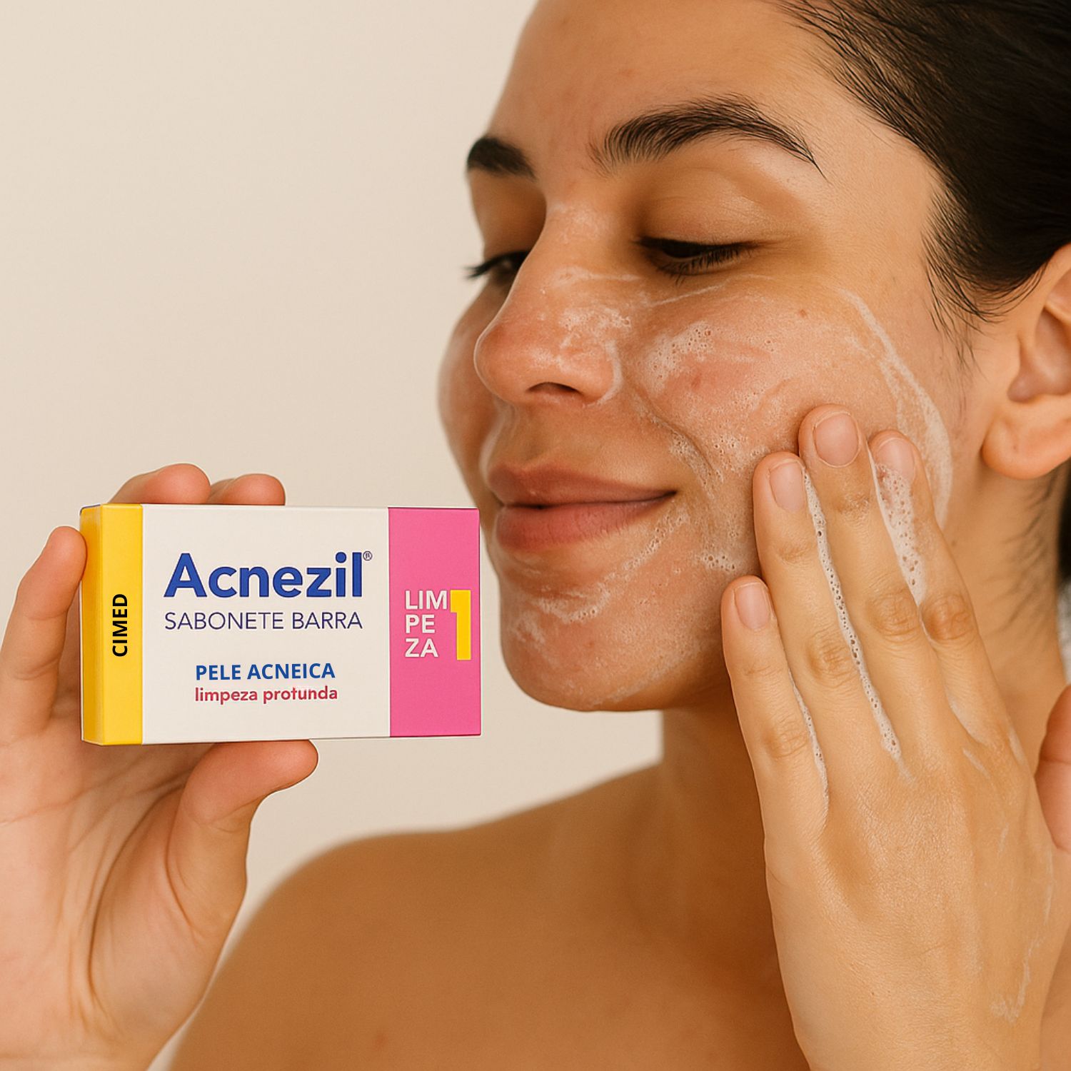 Sabonete em Barra Cimed Pele Acneica 70g - Teruya - Cosméticos e