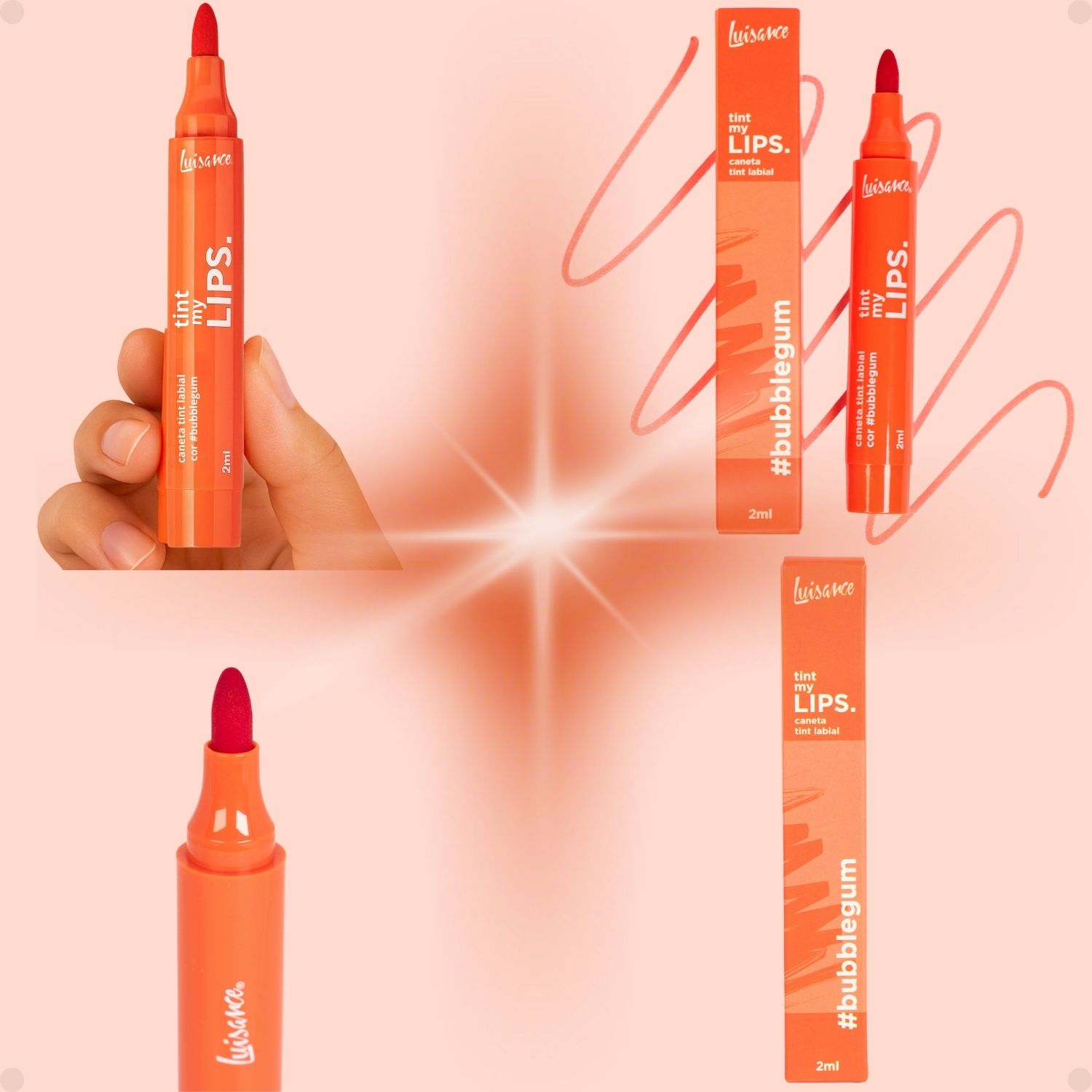 Caneta Tint Labíal Luisance My Lips: Bubblegum L17011 - Teruya