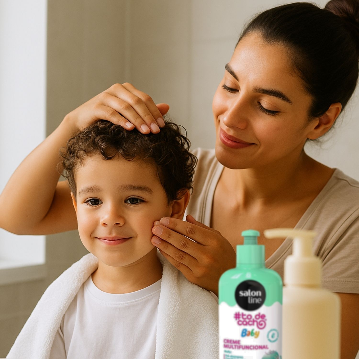 Kit Salon Line Baby #todecachinho: 3 Creme Multifuncional 300ml