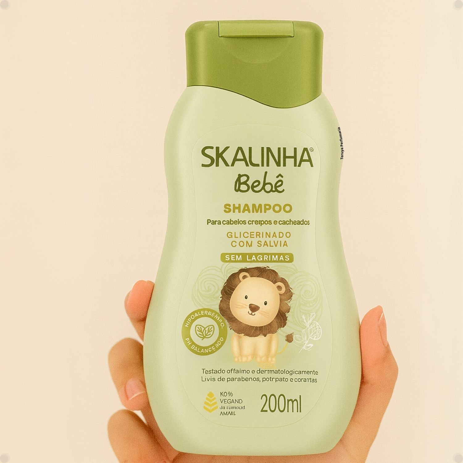 Shampoo Skalinha Bebê Glicerinado Com Sálvia Para Cabelos Crespos e ...