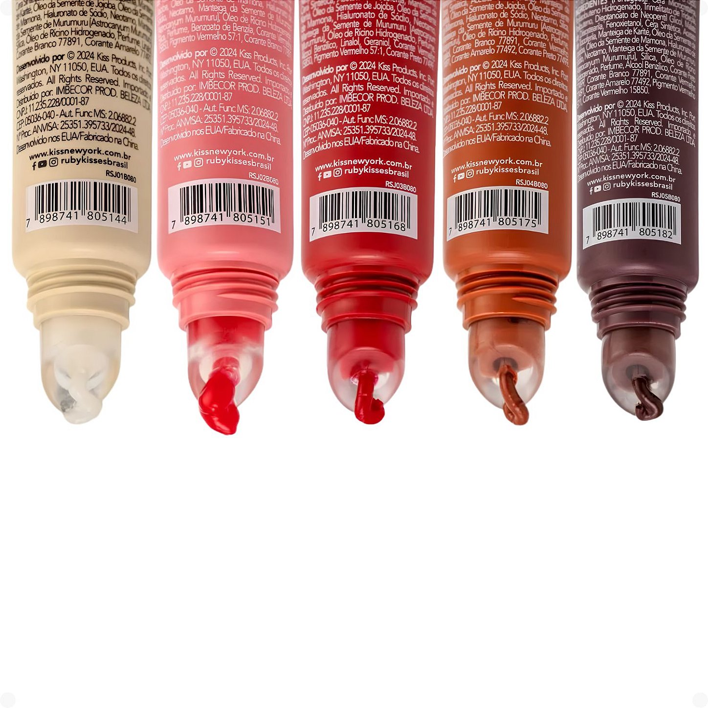 Kit Ruby Kisses So Jelly Lip Balm: Cherry, Coffee, Berry, Vanilla