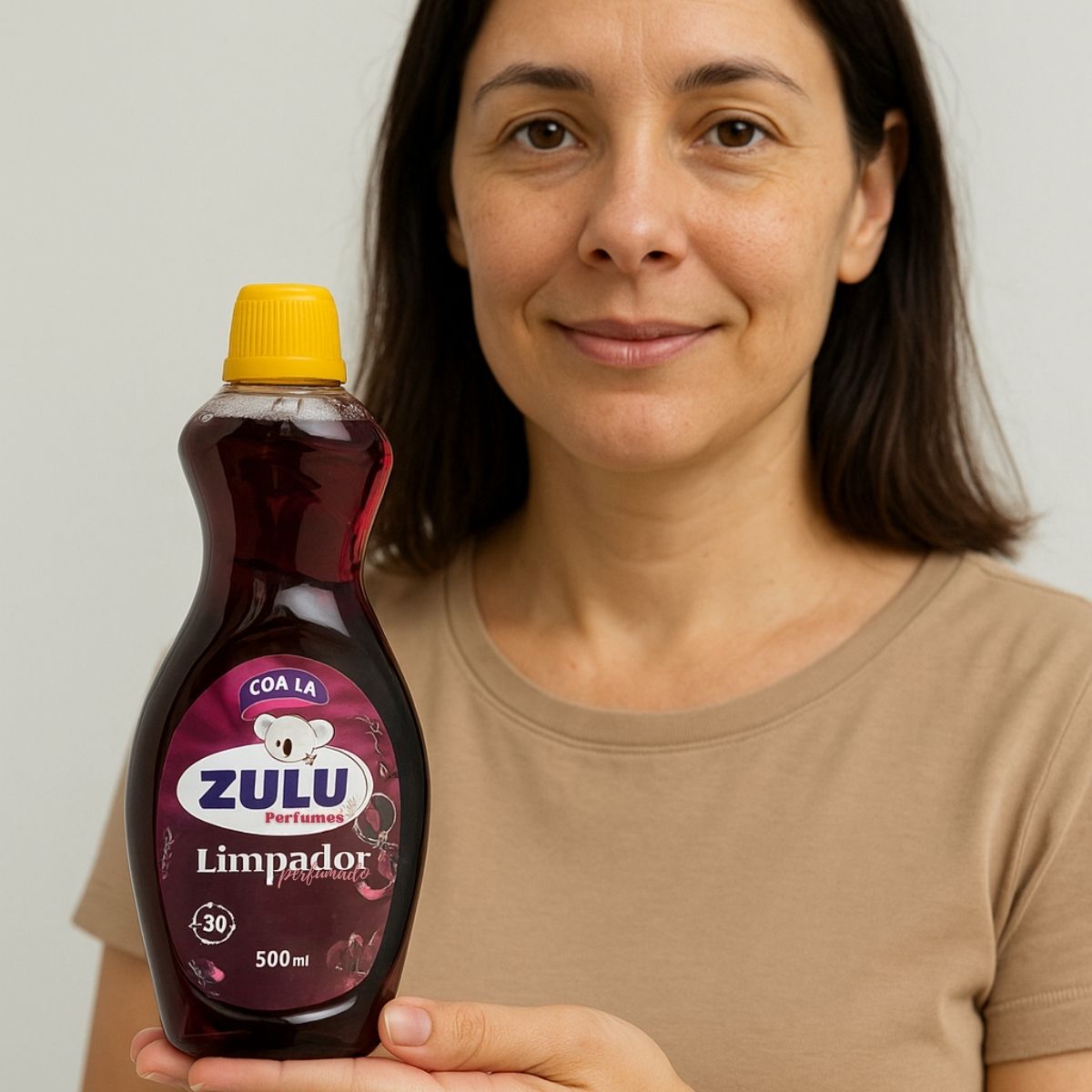 Limpador Perfumado Coala Zulu Perfumes Orquídea Negra 500ml