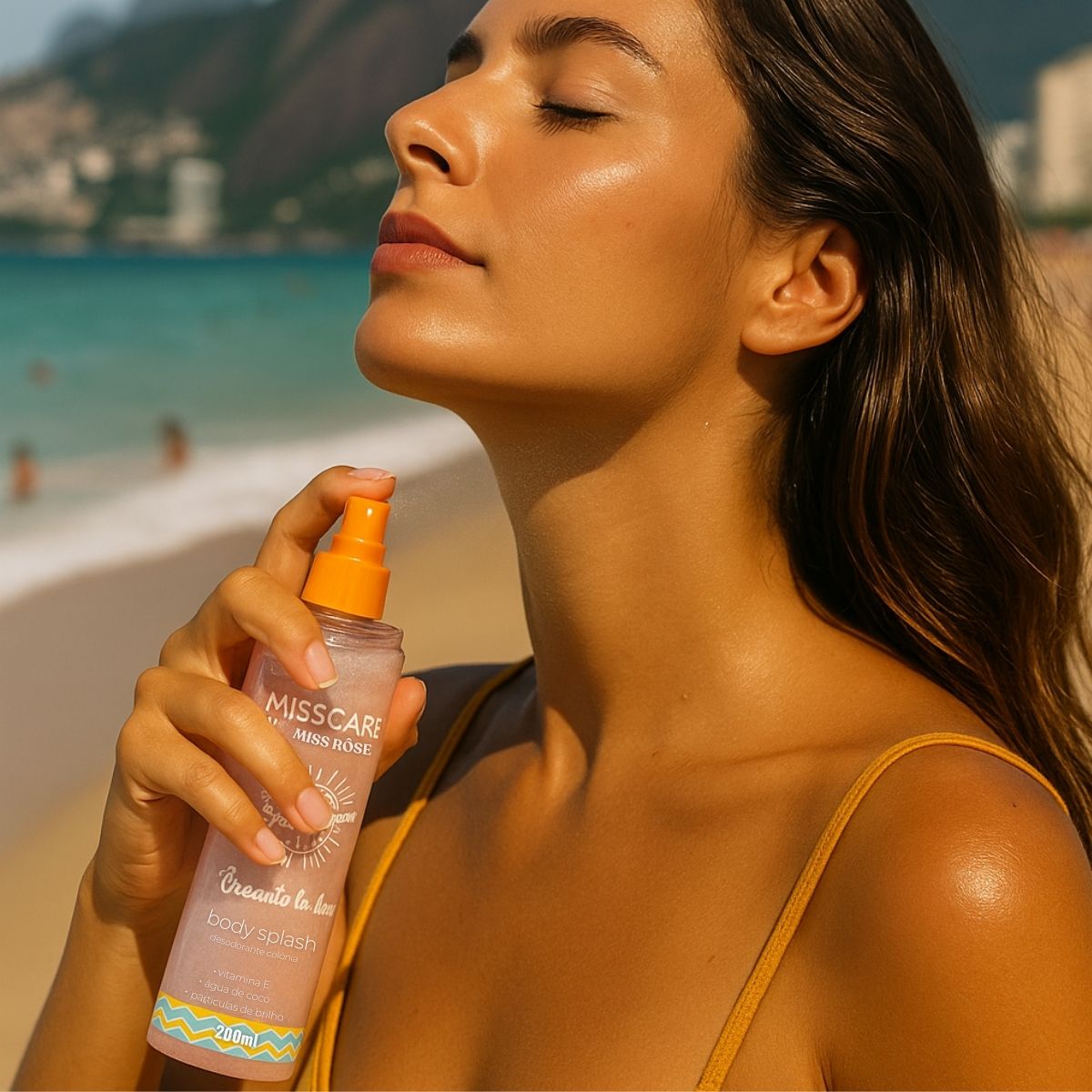 Body Splash Miss Rôse Sol de Ipanema Encanto da Lapa Mr113/c 200ml