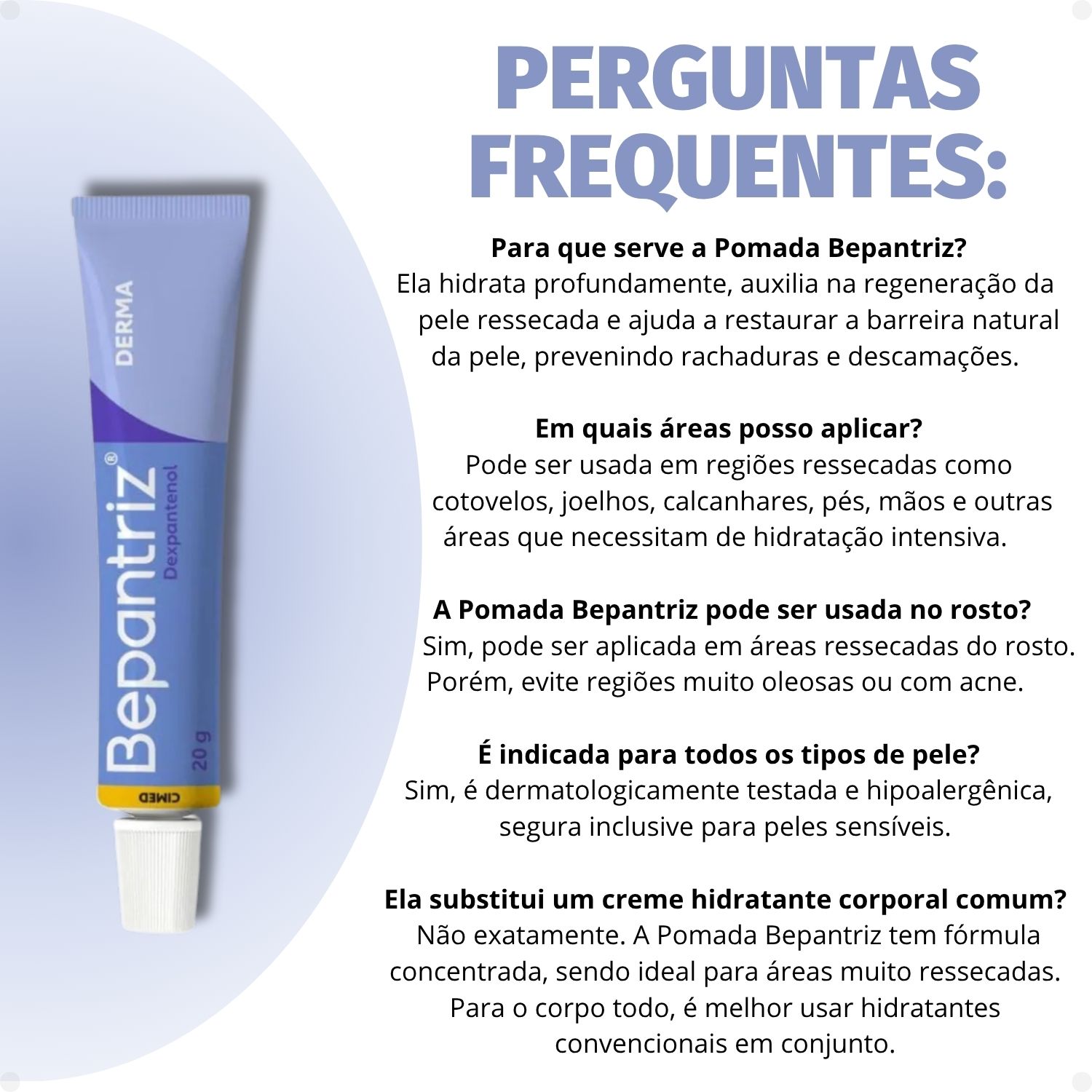 Pomada Bepantriz Cimed Hidrata e Renova Pele Ressecada 20g - Teruya ...