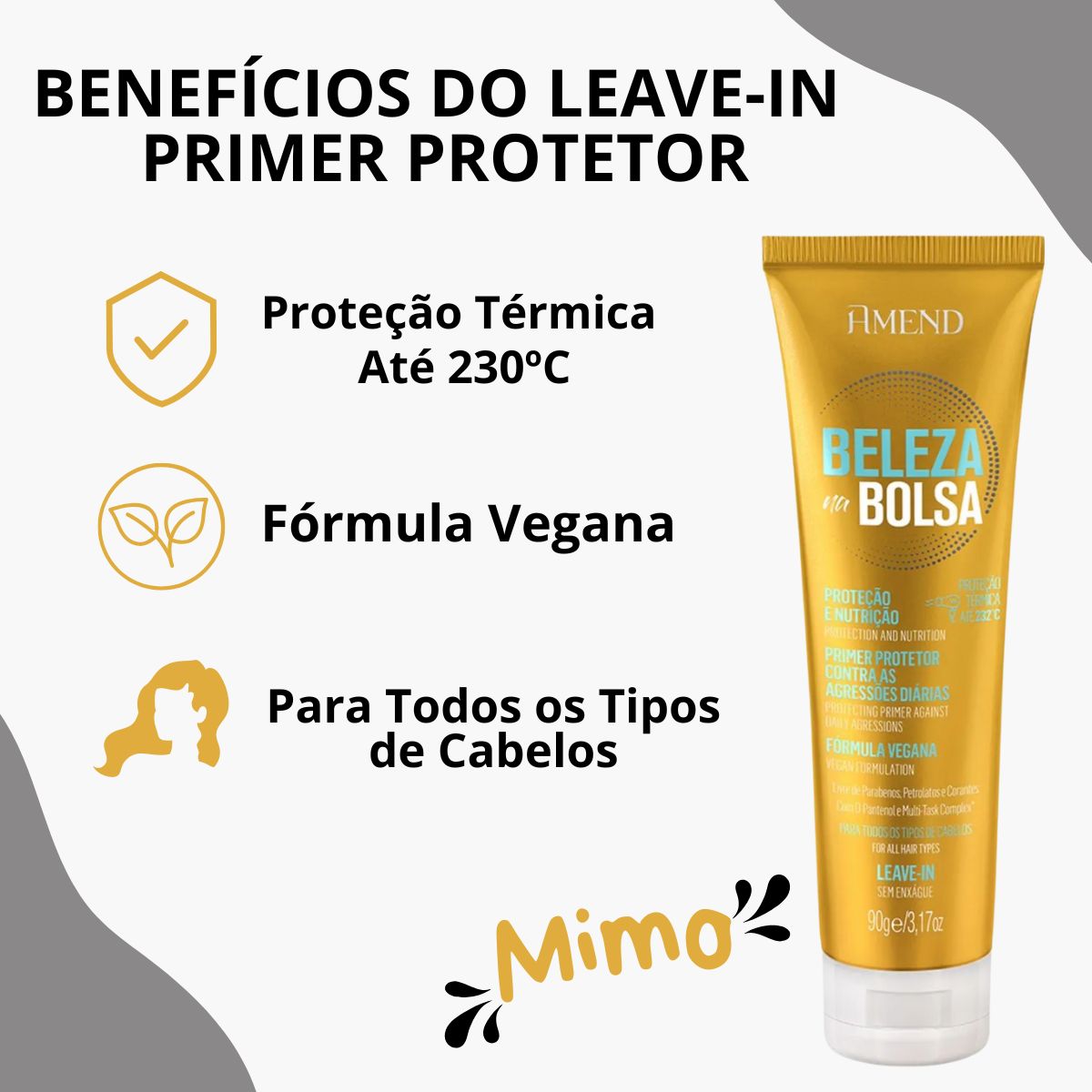 Prancha Lizz Neo Titanium Cinza 230°C Bivolt + Mimo - Teruya