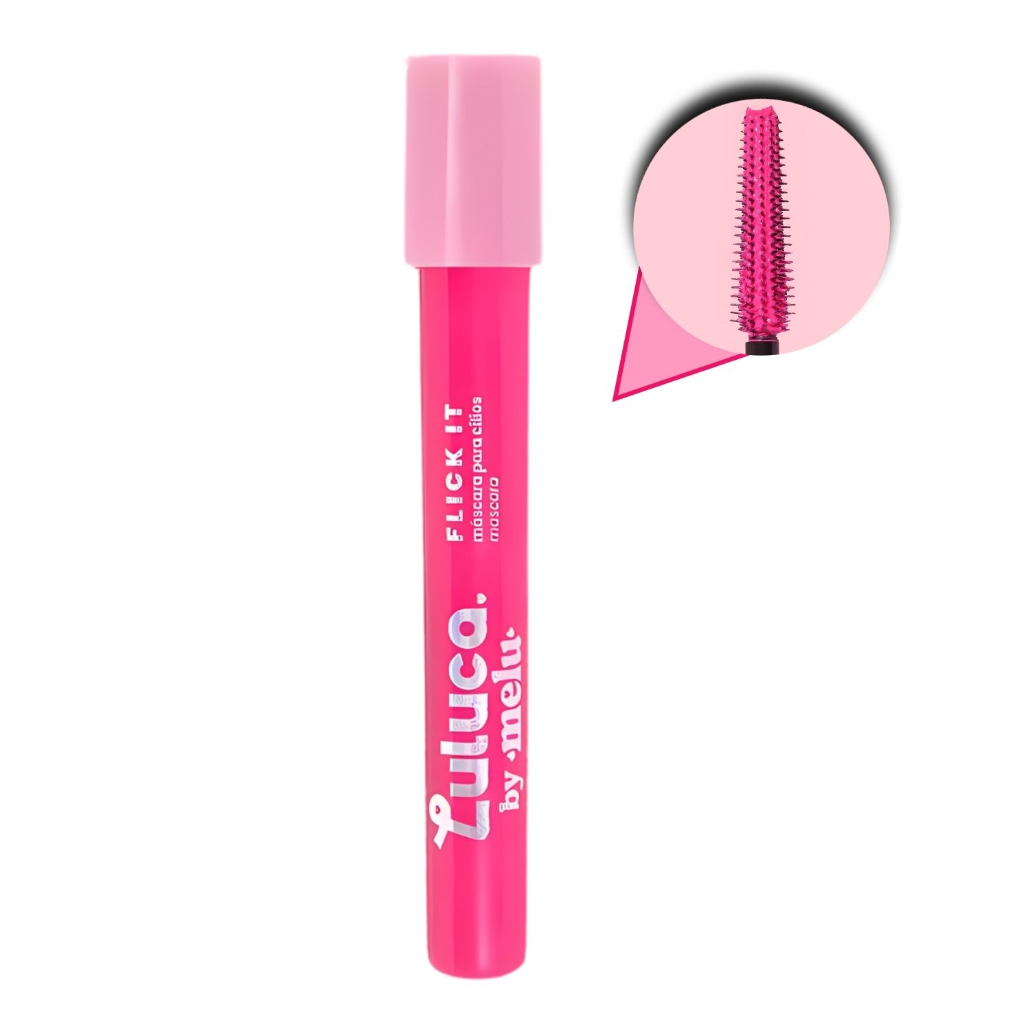 Máscara para Cílios Luluca By Melu Flick It Blink Pink Rr-E2003-1