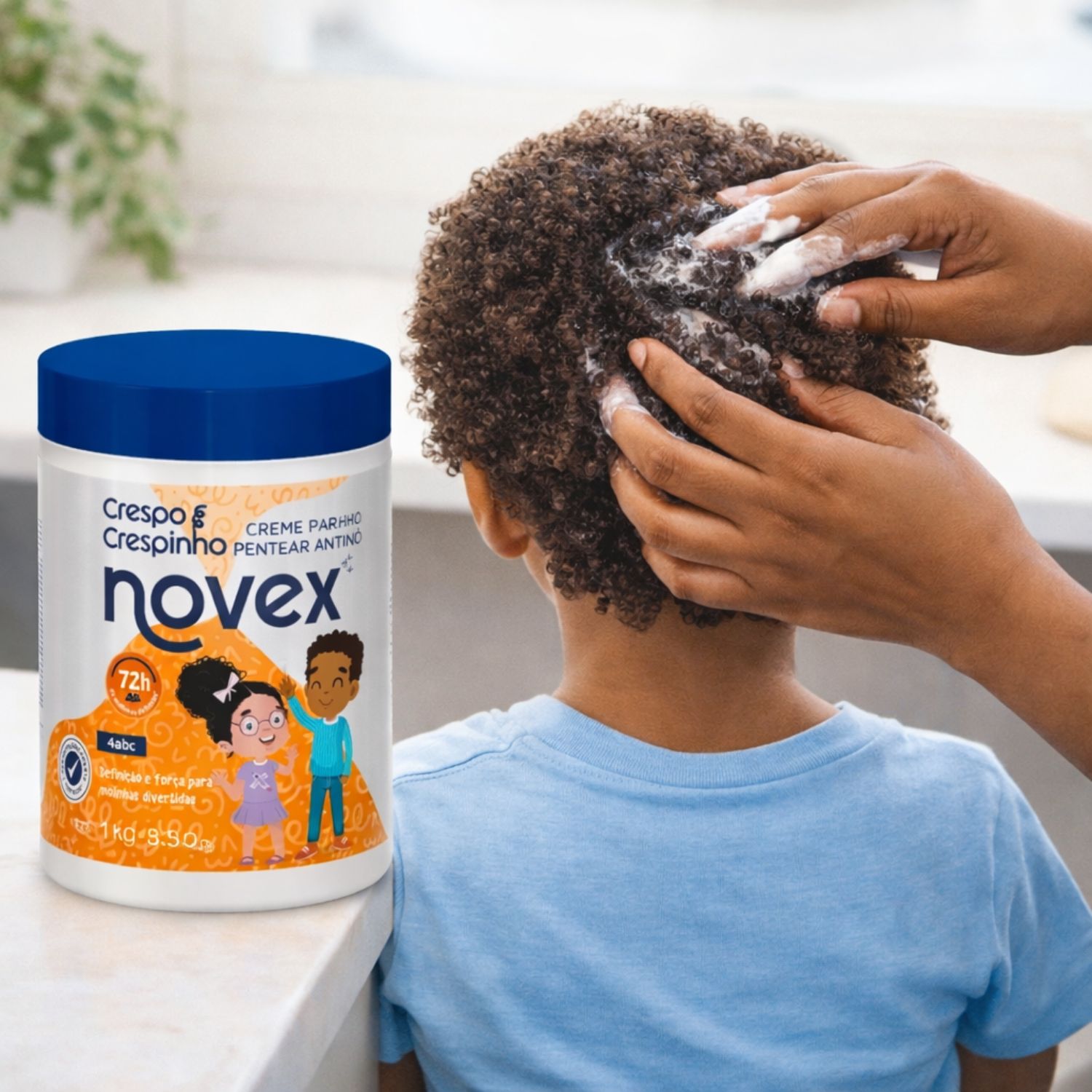 Creme Para Pentear Antinó Novex Crespo e Crespinho 4abc 1kg