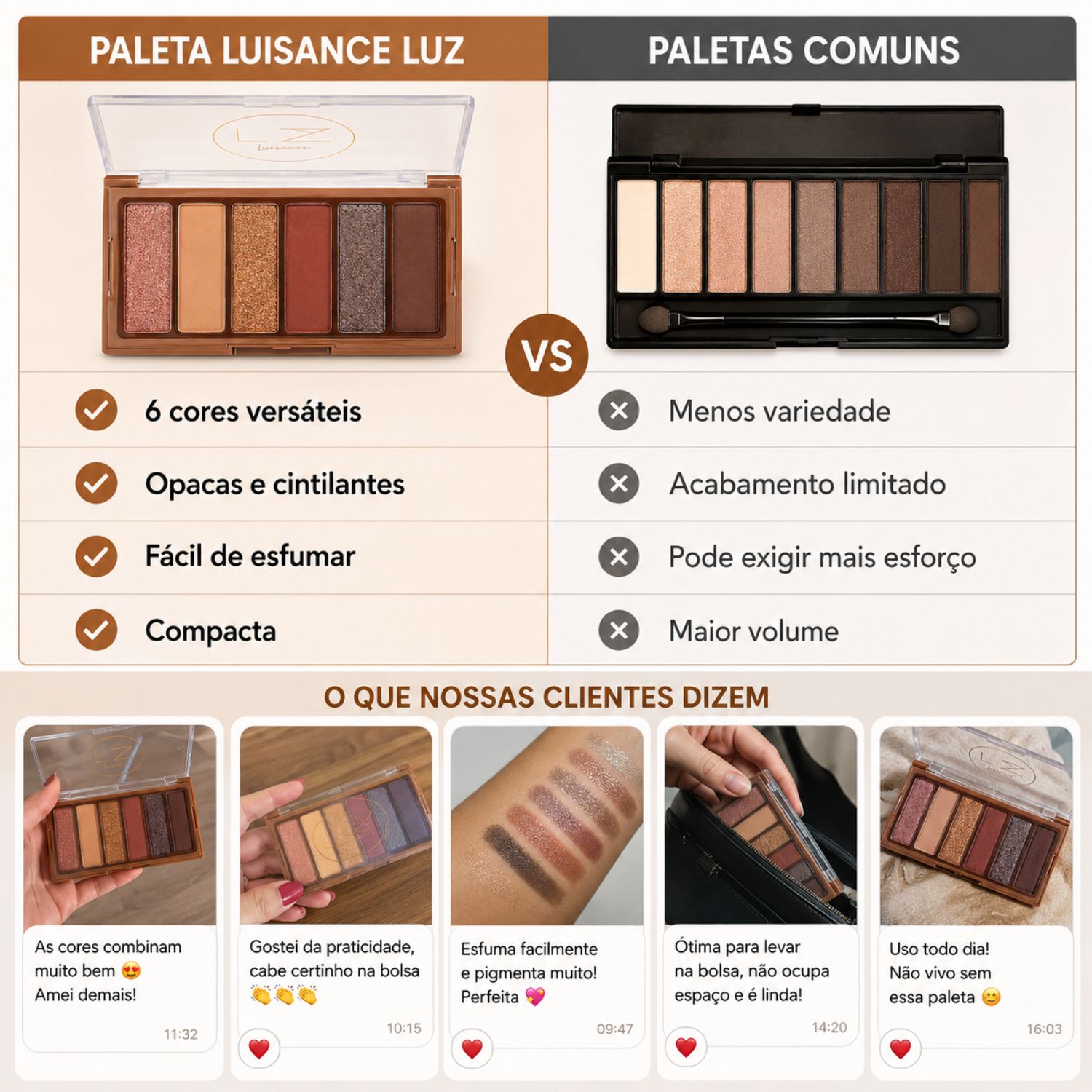 Paleta De Sombras Luisance Luz Ref.: L3210 - Teruya - Cosméticos e